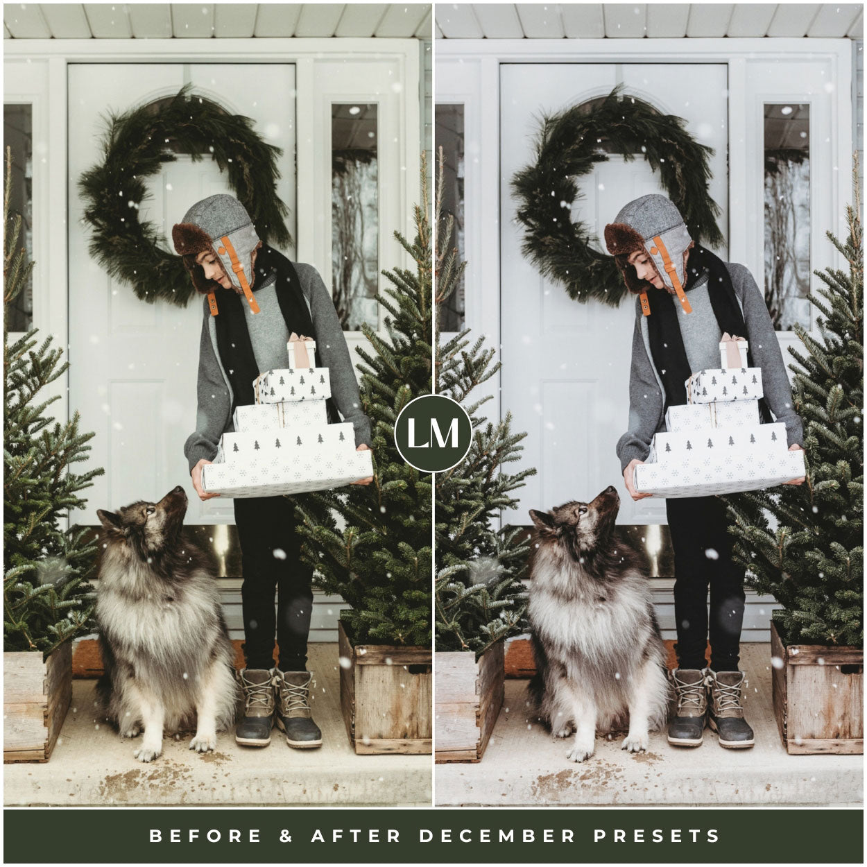 December Winter Lightroom Presets For Photographer Photo Editing By Lou And Marks Presets