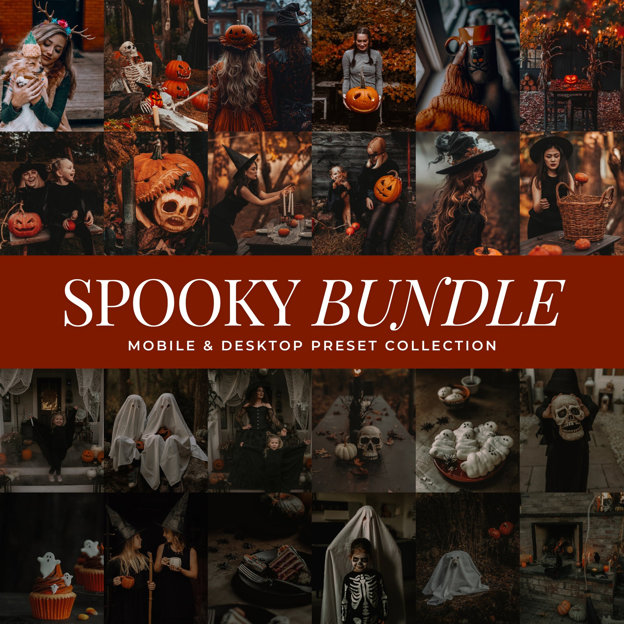 Lou And Marks Presets Spooky Halloween Preset Bundle Best Spooky Fall Moody Lightroom Mobile And Desktop Presets