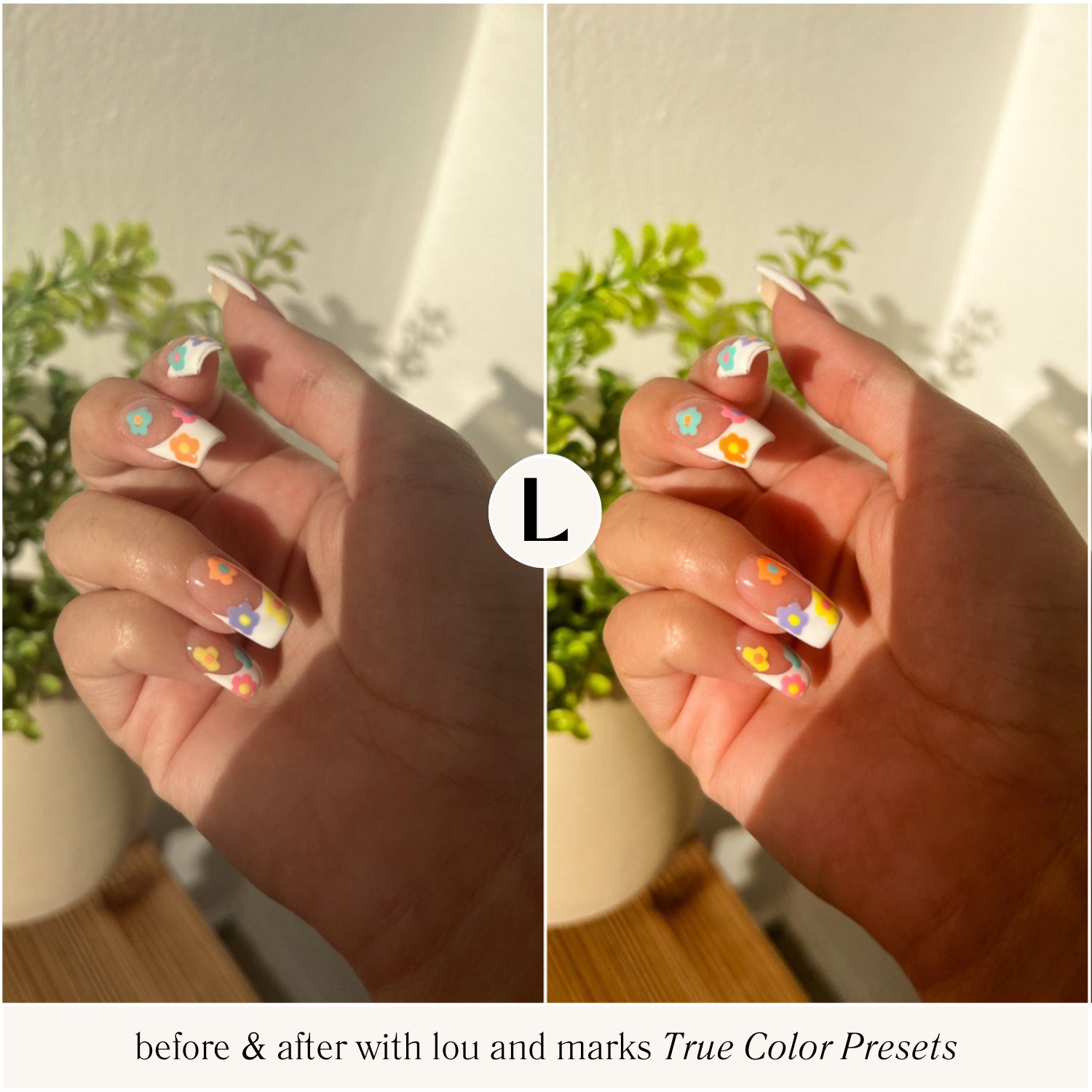 True Color Lightroom Presets For Photographer photo editing portraits weddings and influencer styled photos in just one click by Lou And Marks Presets