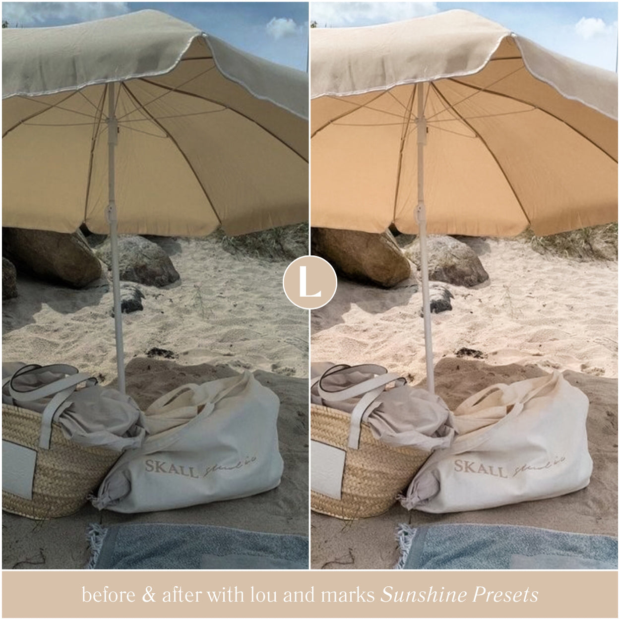 Sunshine Summer Lightroom Presets for photographer and Instagram influencer photo editing in Adobe Lightroom by Lou And Marks Presets