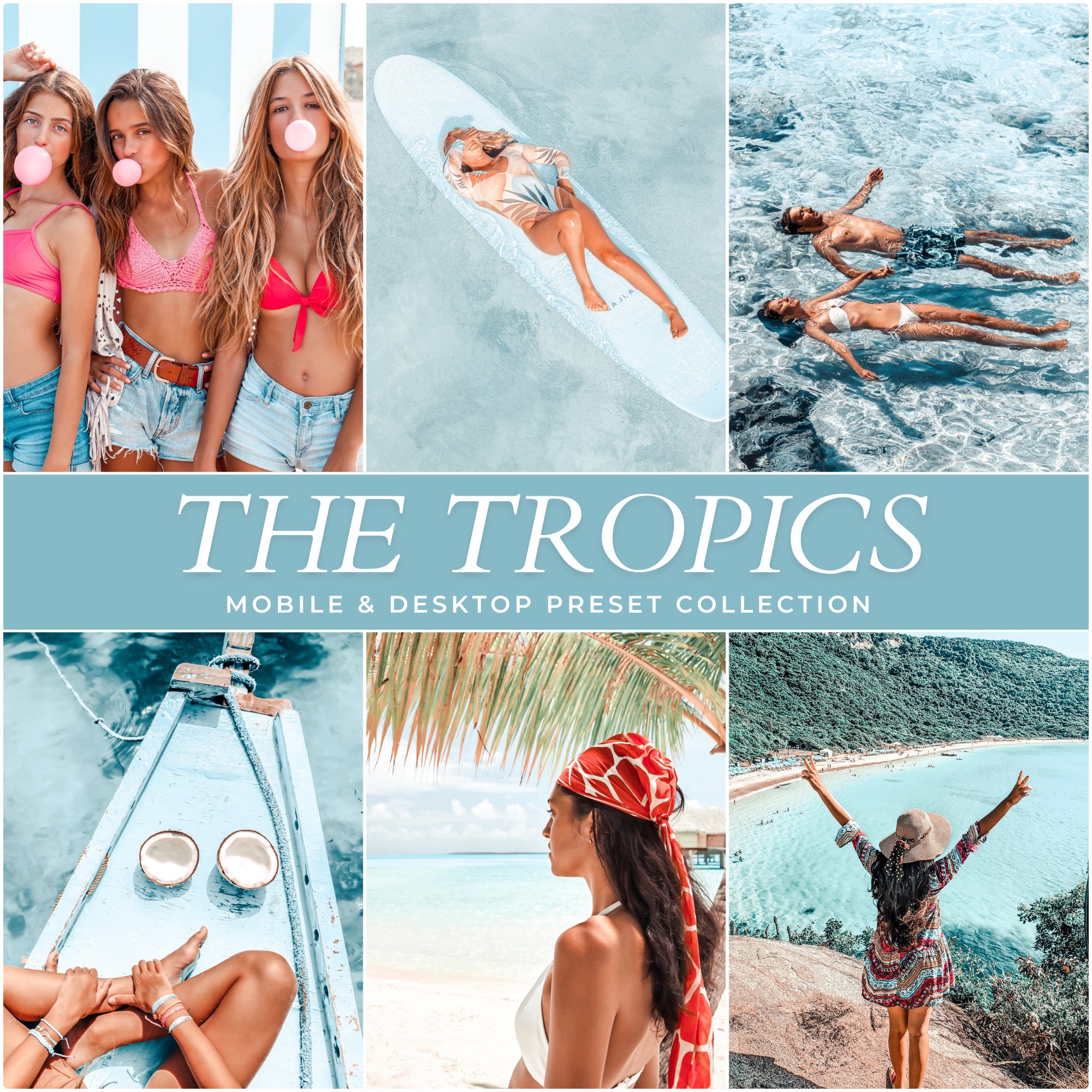 The Tropics Lightroom Presets For Photographers and Instagram Influencers Photo Editing In Adobe Lightroom By Lou And Marks Presets