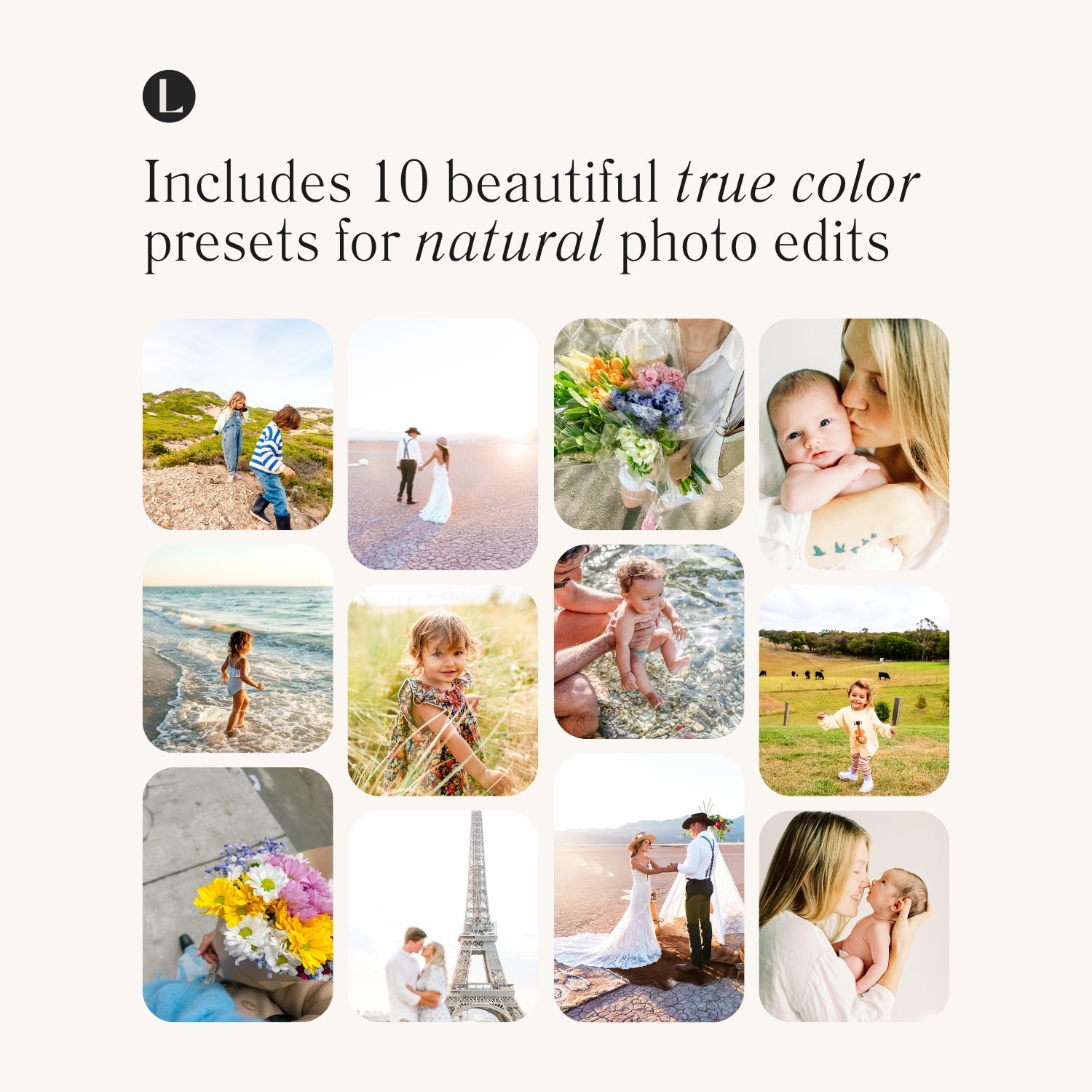 True Color Lightroom Presets For Photographer photo editing portraits weddings and influencer styled photos in just one click Desktop