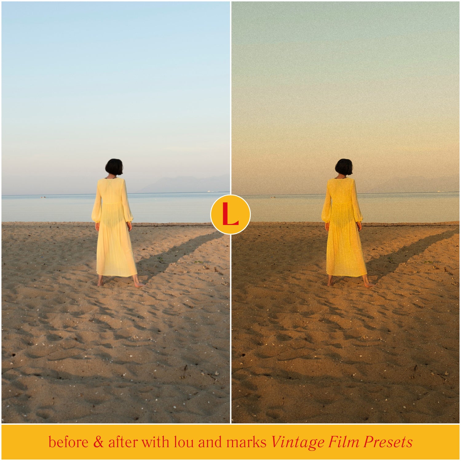 Vintage Film Lightroom Presets for Instagram influencer photo editing in Adobe Lightroom by Lou And Marks Presets