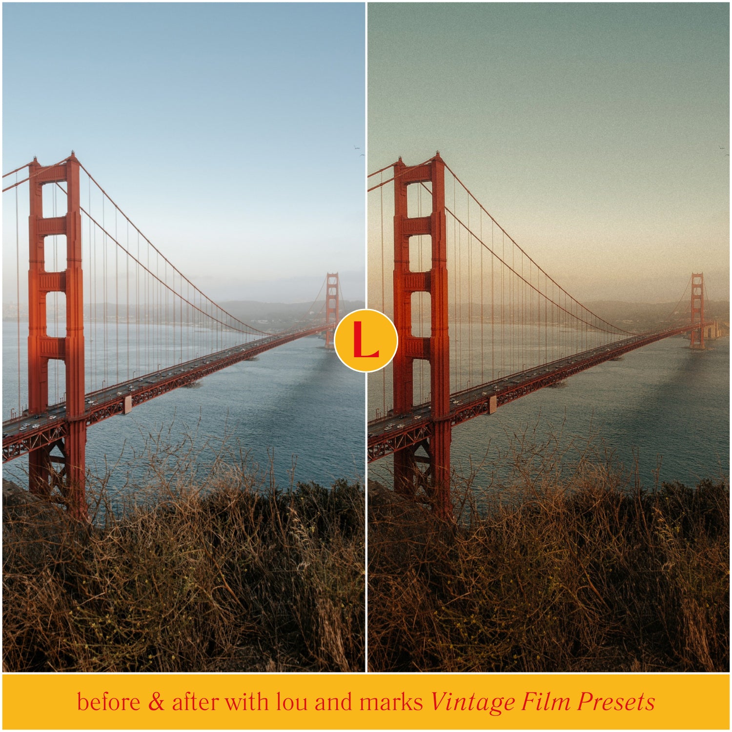 Vintage Film Lightroom Presets for photographer and Instagram influencer photo editing in Adobe Lightroom by Lou And Marks Presets
