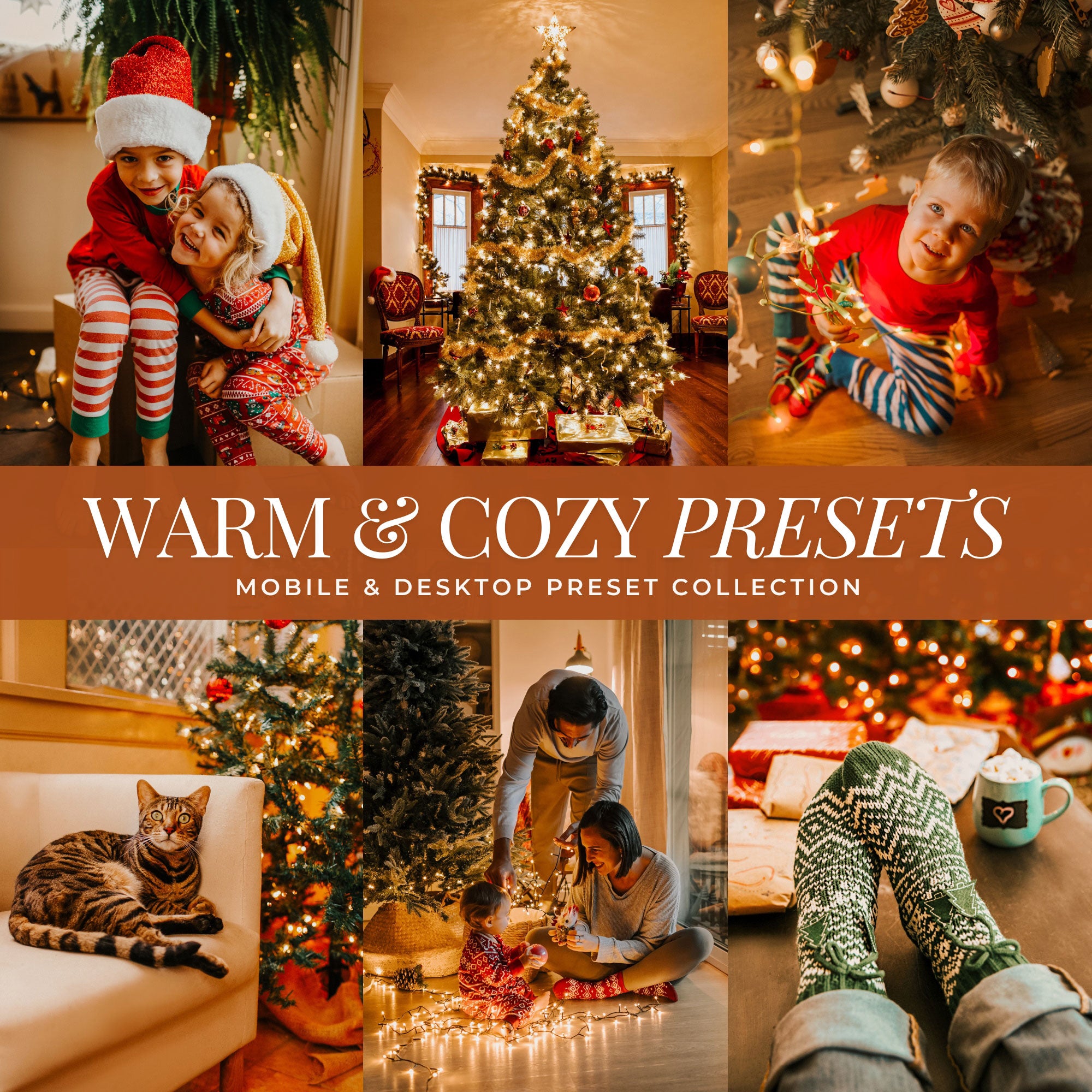Warm & Cozy Christmas Lightroom Presets For Photographers and Instagram Influencers Photo Editing In Adobe Lightroom By Lou And Marks Presets