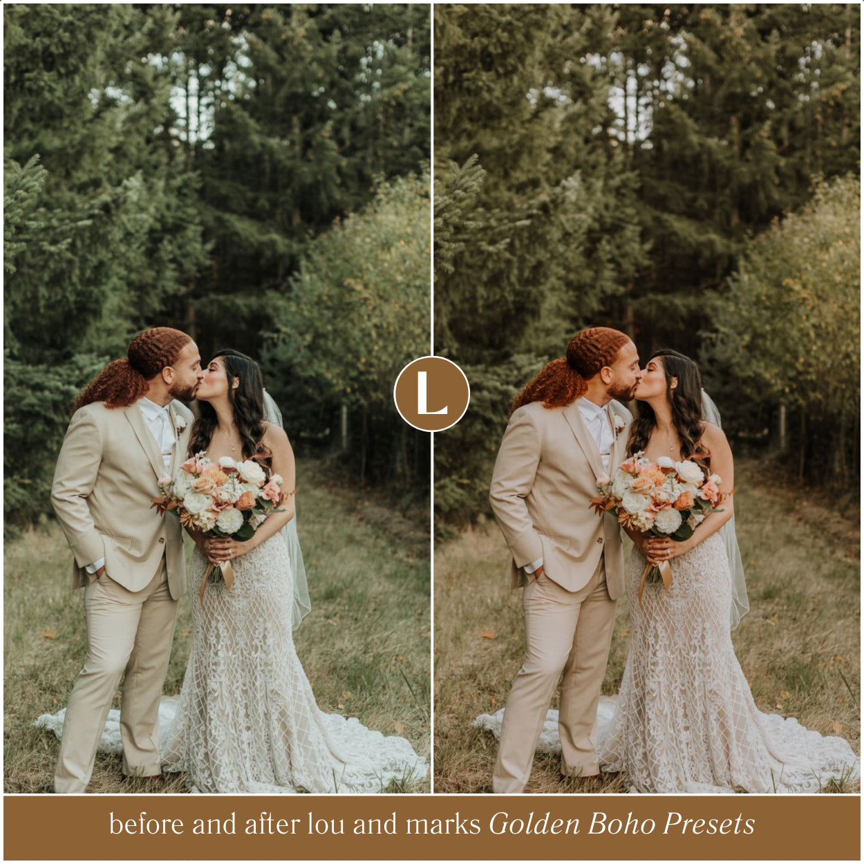 Golden Boho Lightroom Preset Collection For Adobe Lightroom Mobile And Desktop Lightroom And Photoshop Photo Editing For Instagram And photographers by Lou And Marks Presets Wedding