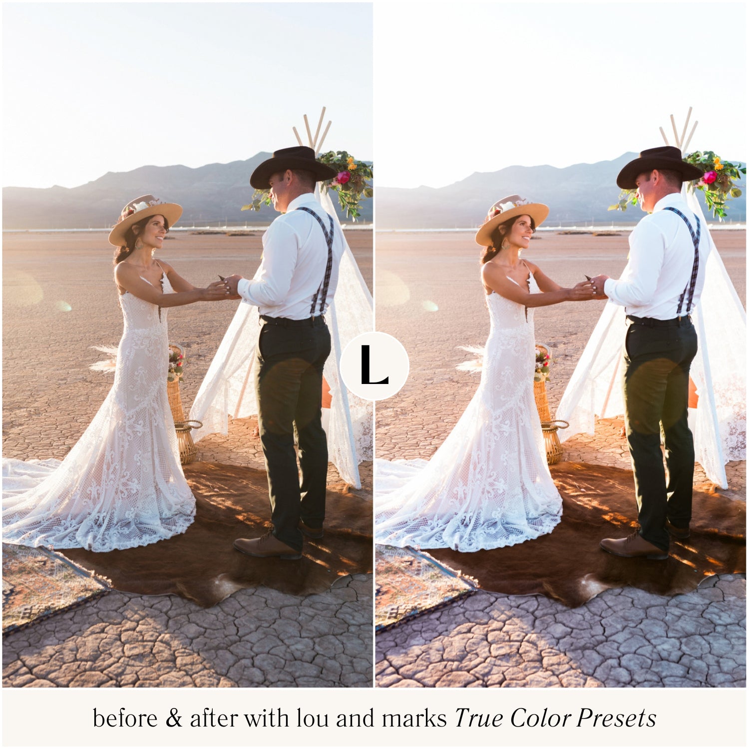 True Color Lightroom Presets For Photographer photo editing portraits weddings and influencer styled photos in just one click by Lou And Marks