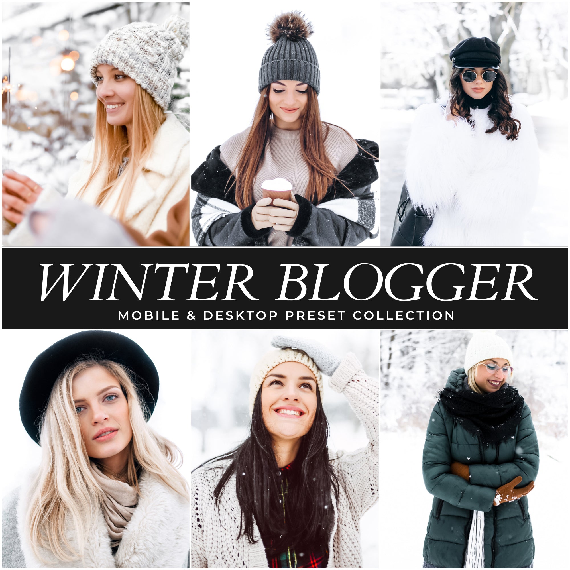 Winter Blogger Lightroom Presets For Photographers and Instagram Influencers Photo Editing In Adobe Lightroom By Lou And Marks Presets