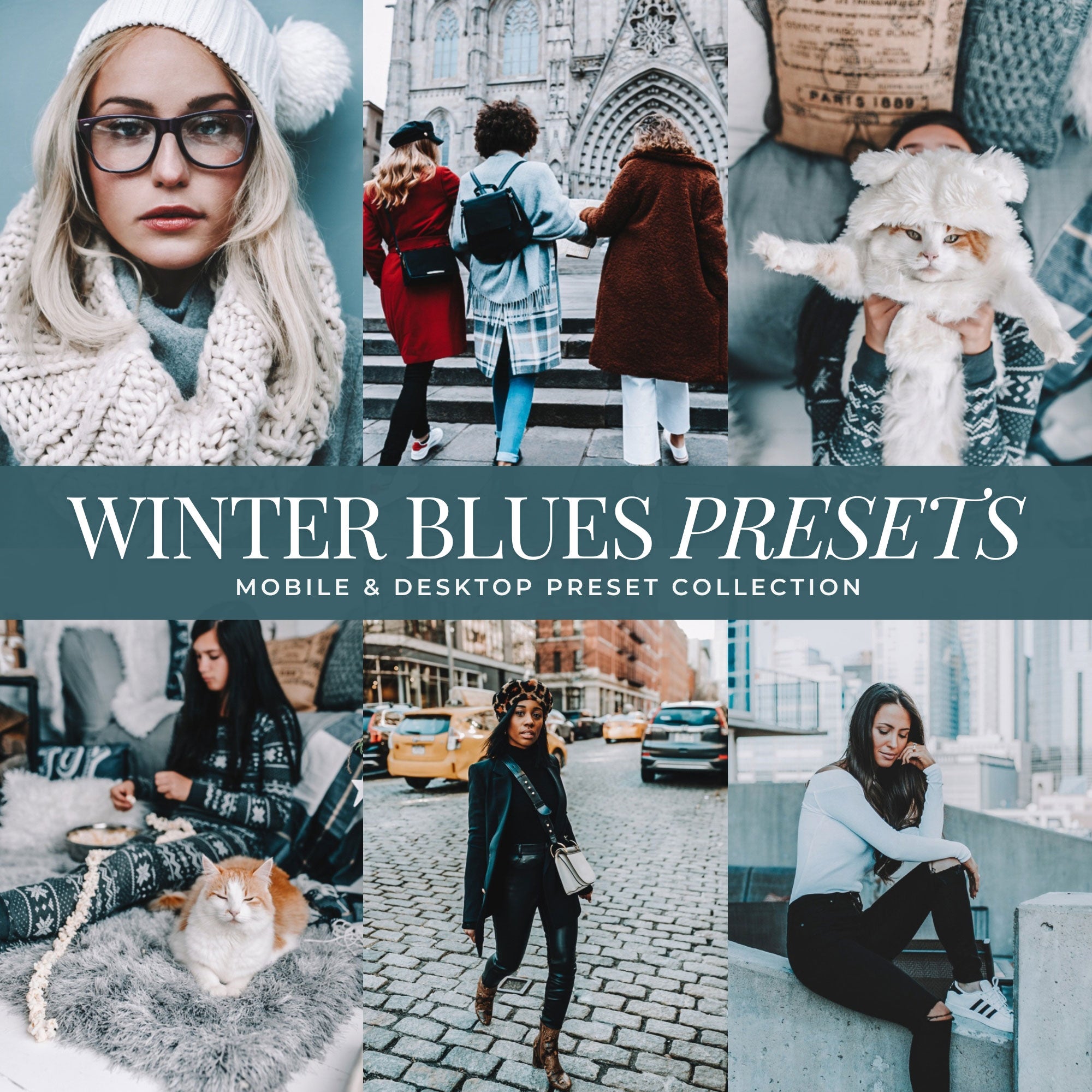 Winter Blues Lightroom Presets For Photographers and Instagram Influencers Photo Editing In Adobe Lightroom By Lou And Marks Presets