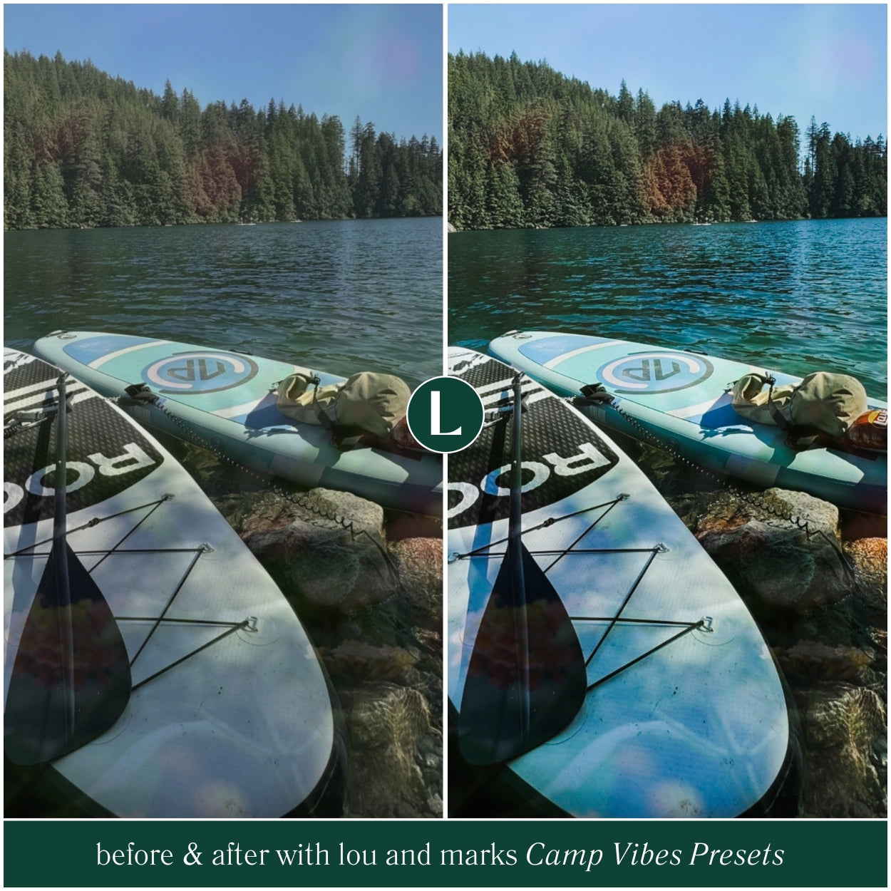 Camping Lightroom Presets For Adobe Photo Editing by Photographers in Adobe Lightroom Mobile and Desktop by Lou And Marks Presets