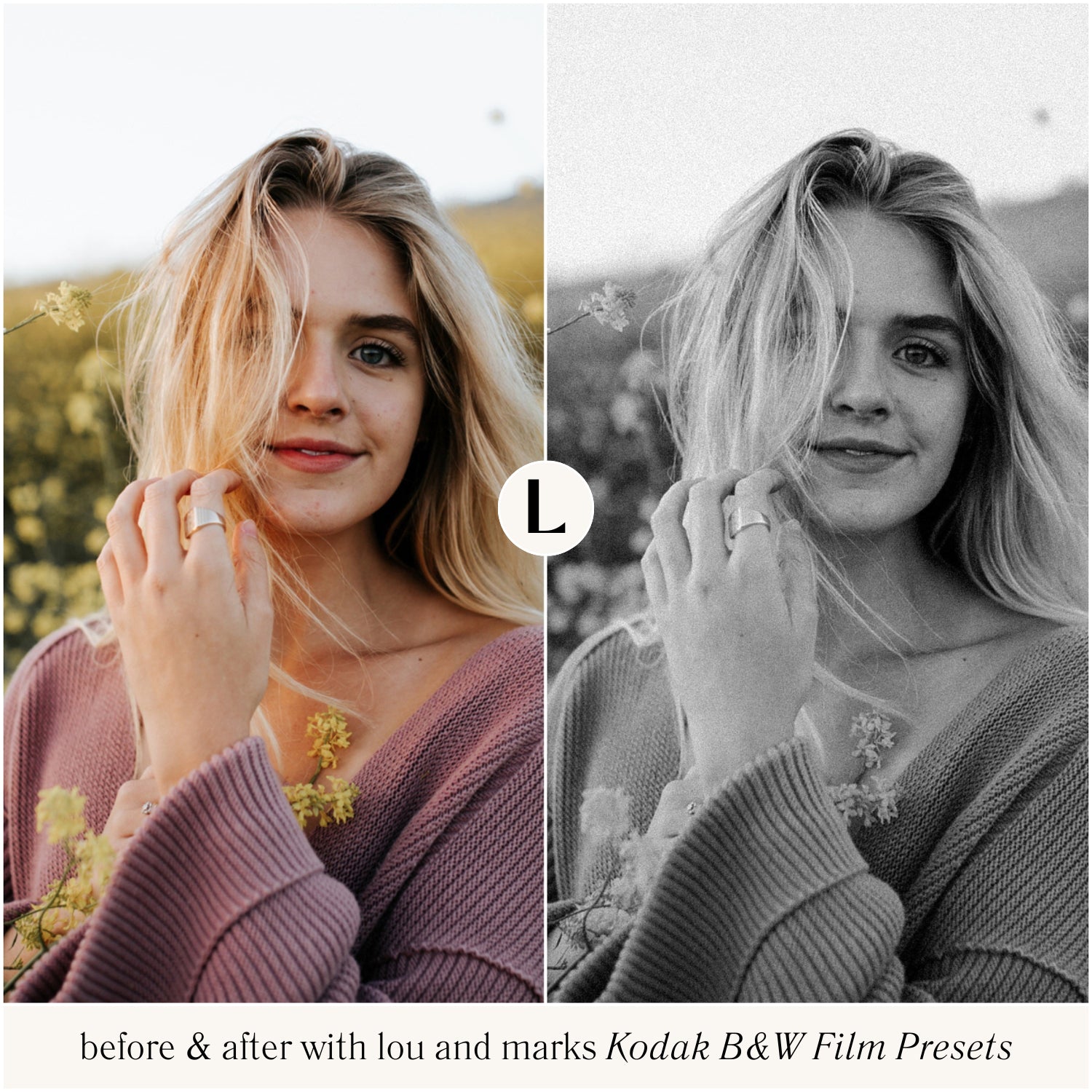 Kodak Tri X Film Lightroom Presets for photographer and Instagram influencer photo editing in Adobe Lightroom in one click install