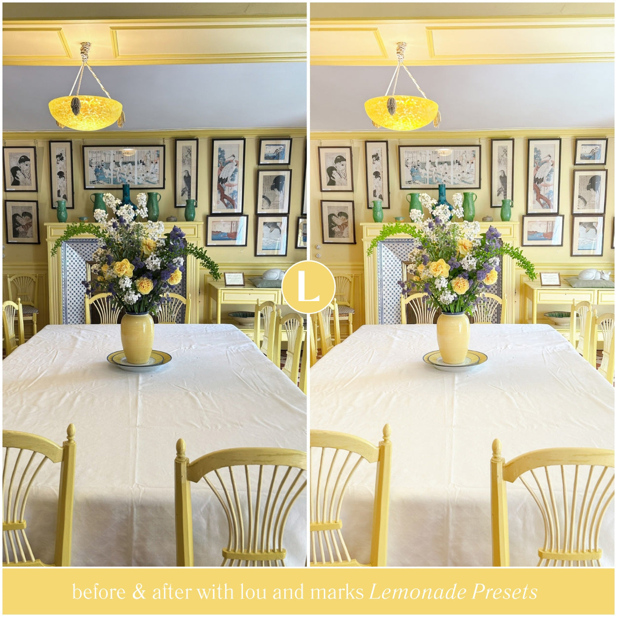 Interior Lemonade Airy Warm Lightroom Presets For Adobe Photo Editing by Lightroom Mobile and Desktop create Professional photo edits for travel portraits and Instagram by Lou And Marks Presets