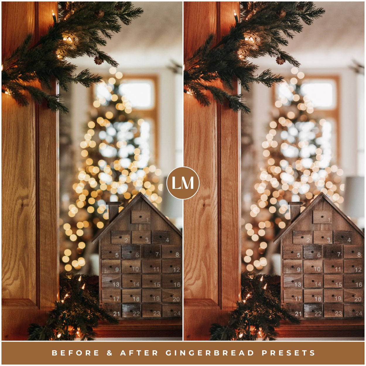top Christmas Lightroom presets gingerbread presets for adobe Lightroom by Lou and marks presets