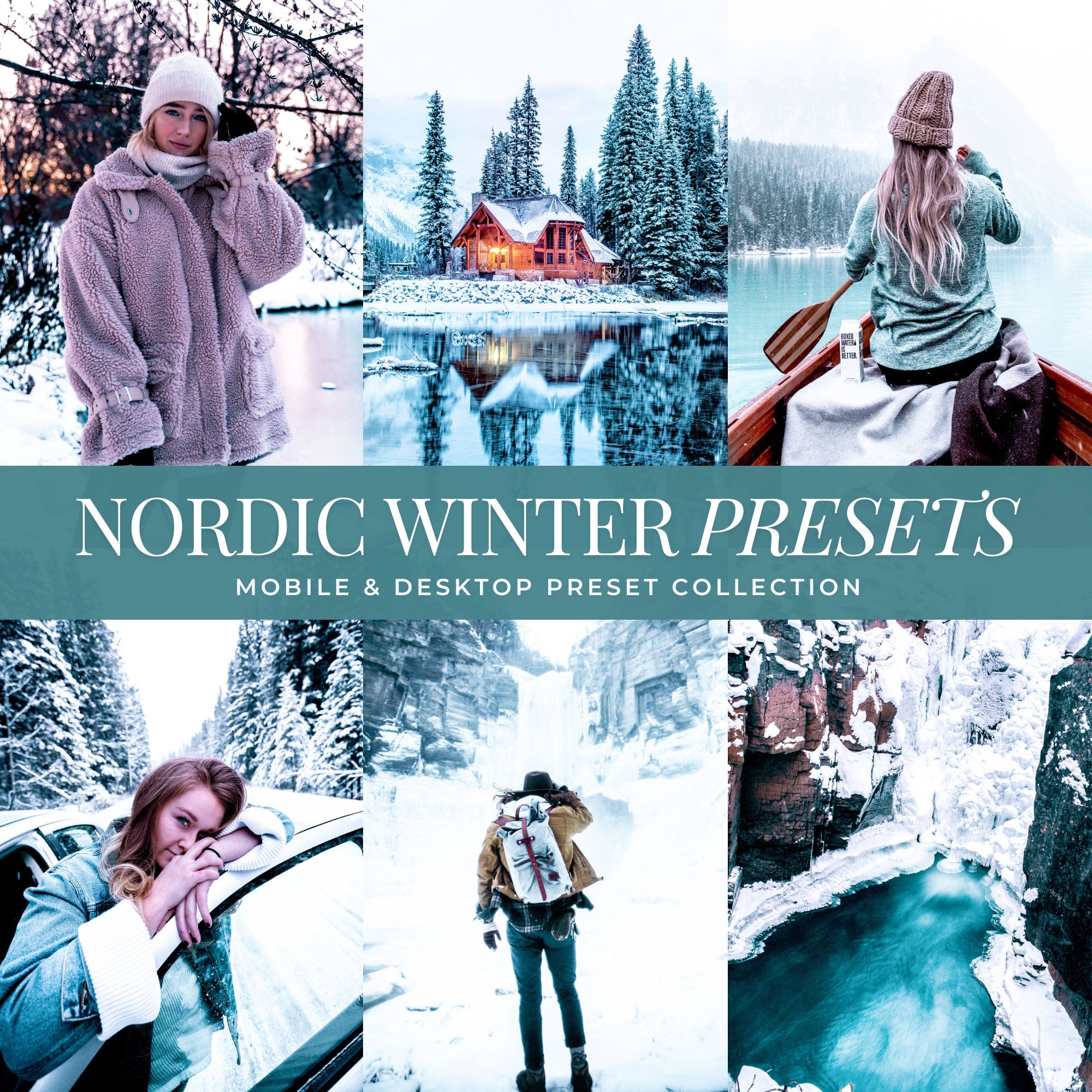 Nordic Winter Lightroom Presets For Photographers and Instagram Influencers Photo Editing In Adobe Lightroom By Lou And Marks Presets