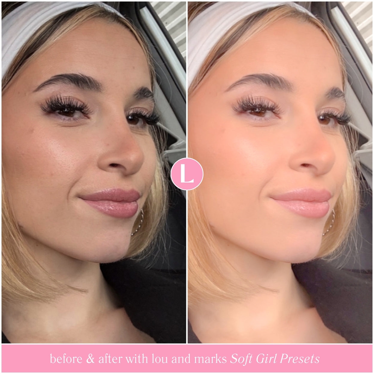 Soft Girl Lightroom Presets For Adobe Photo Editing by Lightroom Mobile and Desktop create photo aesthetic photo edits for lifestyle and Instagram by Lou And Marks Presets 2025