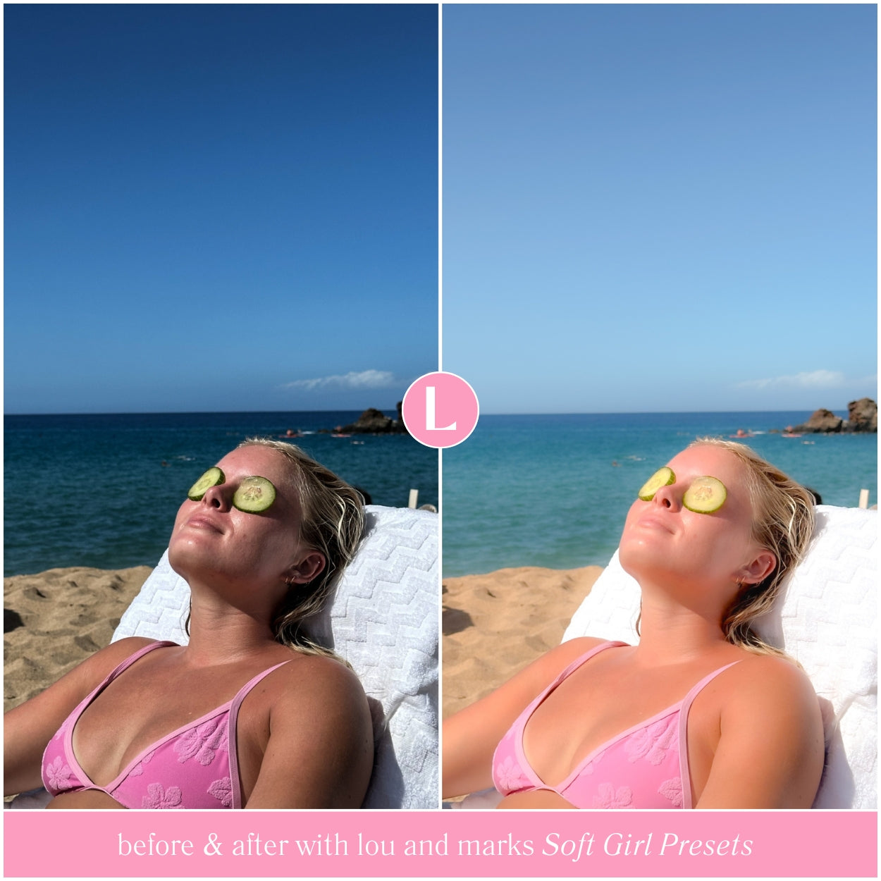Smooth Soft Girl Lightroom Presets For Adobe Photo Editing by Lightroom Mobile and Desktop create photo aesthetic photo edits for lifestyle and Instagram by Lou And Marks Presets