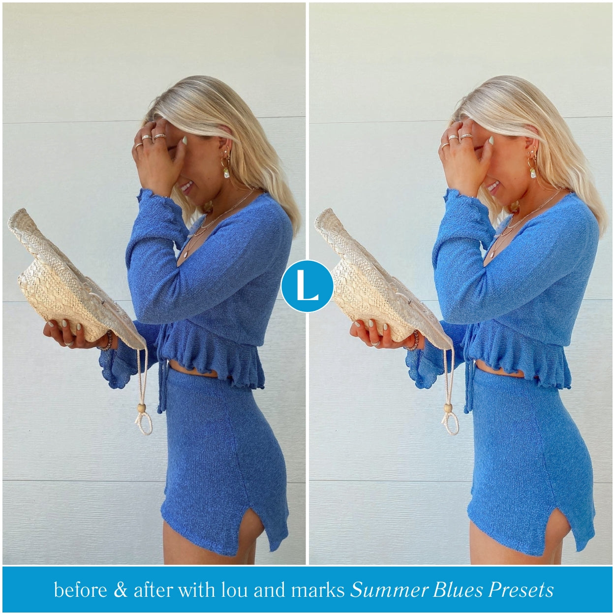 Top Summer Blues Lightroom Presets For Adobe Photo Editing by Lightroom Mobile and Desktop create trendy film photo edits for travel lifestyle and Instagram by Lou And Marks Presets