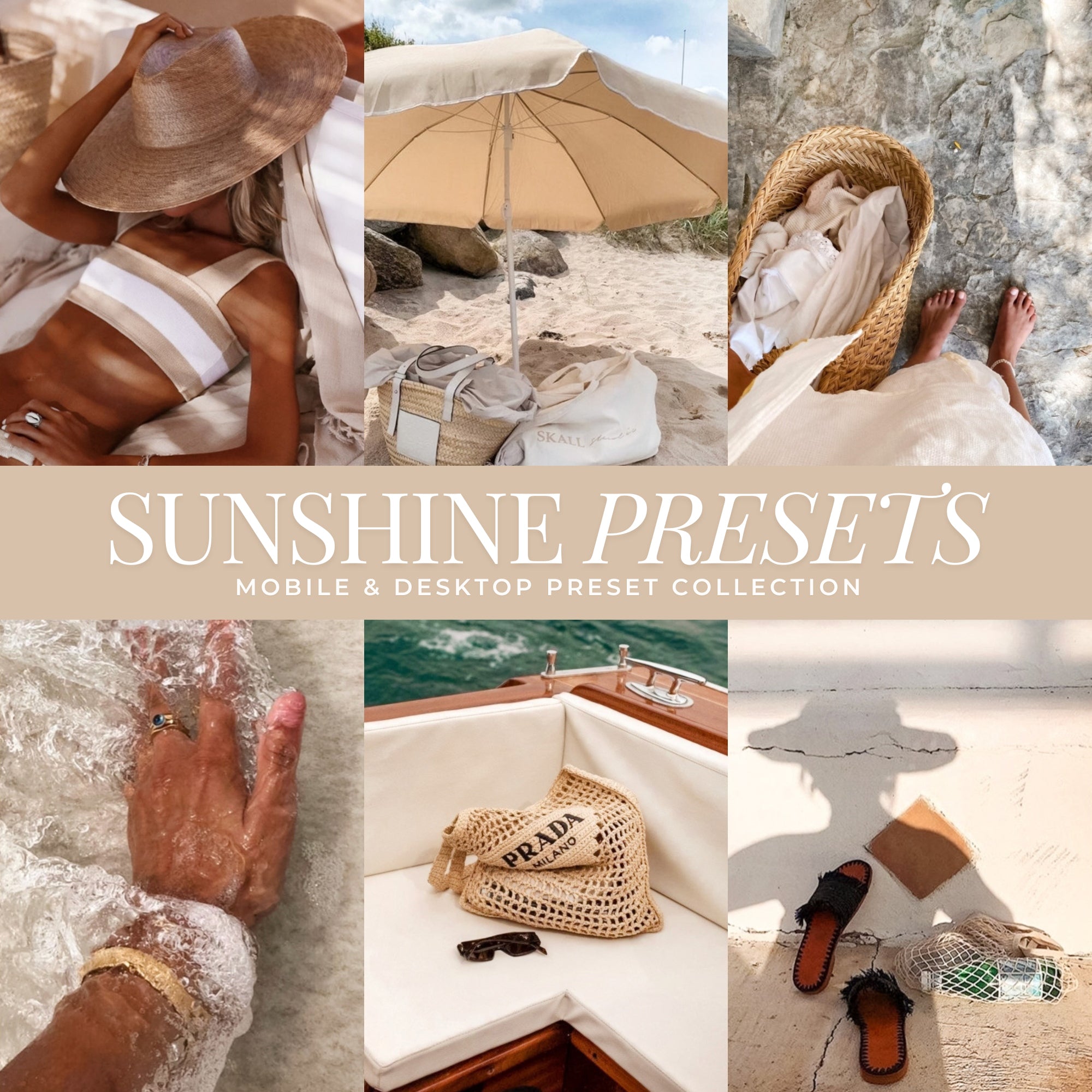 Sunshine Lightroom Presets for photographer and Instagram influencer photo editing in Adobe Lightroom by Lou And Marks Presets