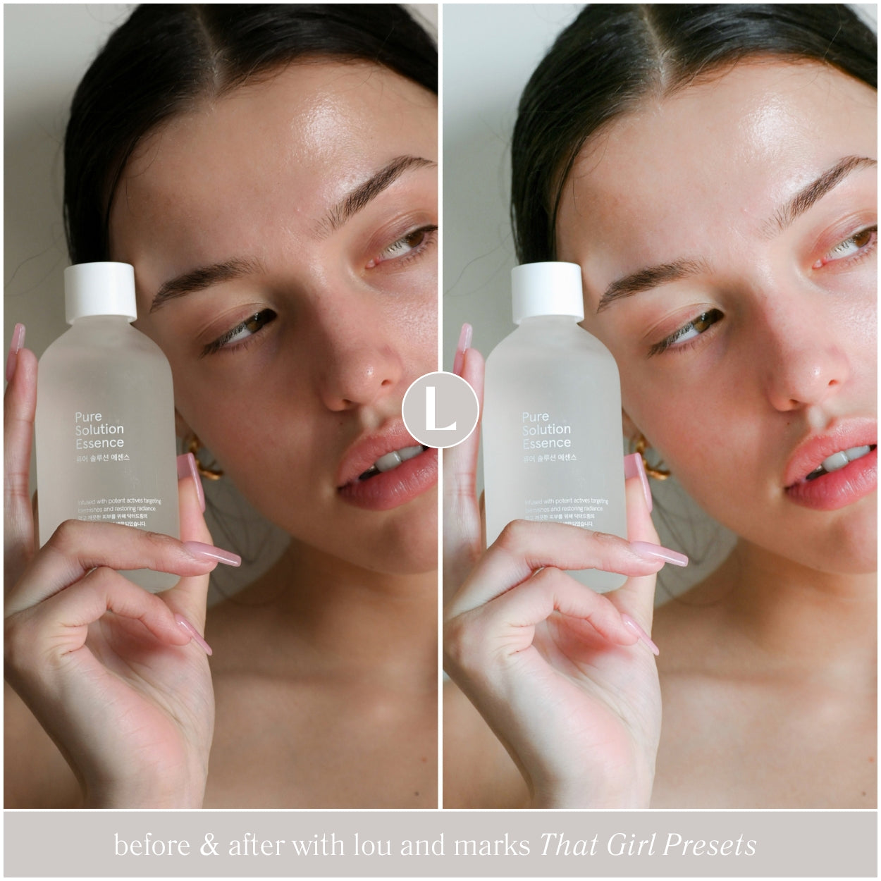Selfie That Girl Clean Lightroom Presets For Adobe Photo Editing by Lightroom Mobile and Desktop create photo aesthetic photo edits for lifestyle and Instagram by Lou And Marks Presets