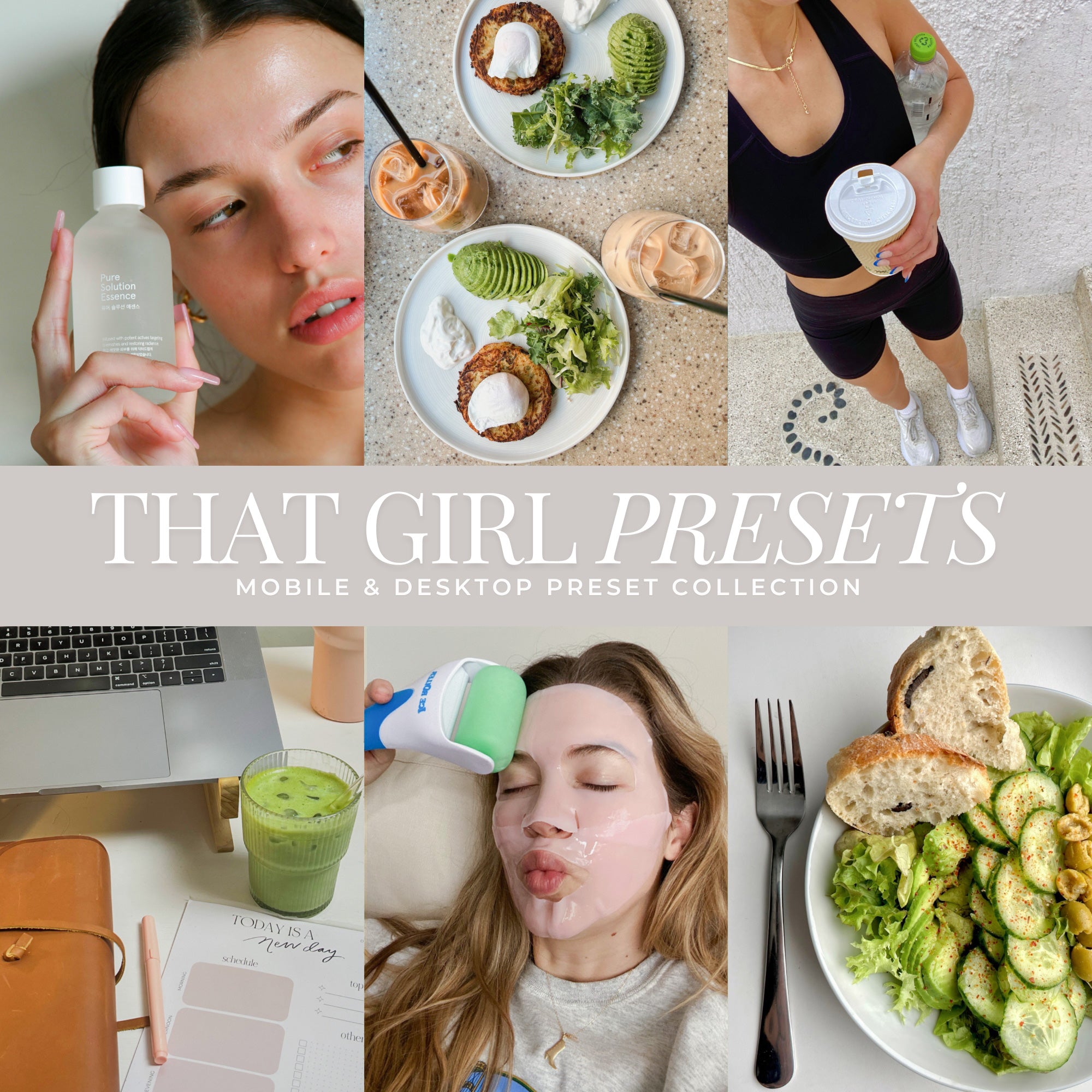 That Girl Clean Lightroom Presets For Adobe Photo Editing by Lightroom Mobile and Desktop create photo aesthetic photo edits for lifestyle and Instagram by Lou And Marks Presets