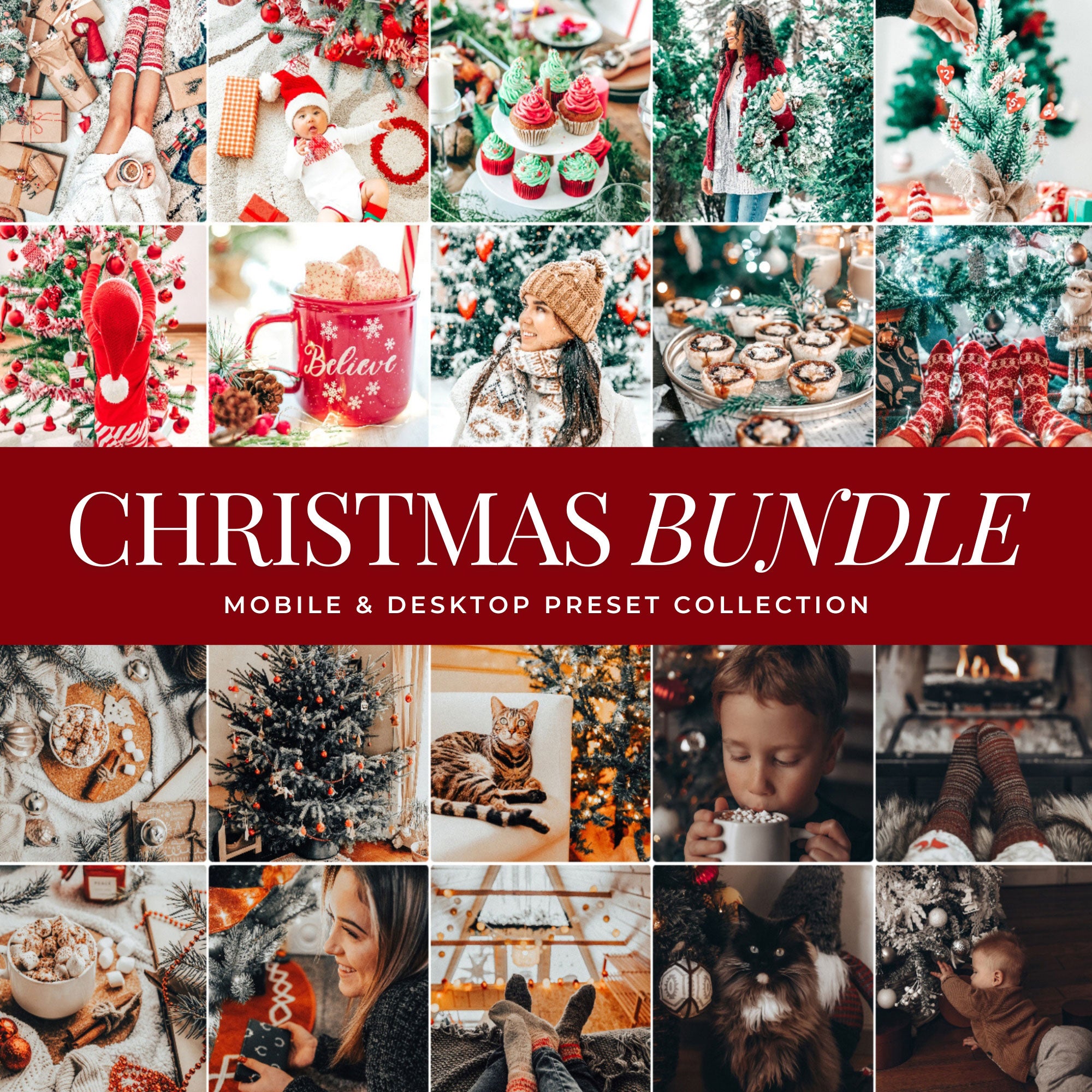 Lou And Marks Presets Christmas Bundle Best Selling Christmas Lightroom Mobile And Desktop Presets
