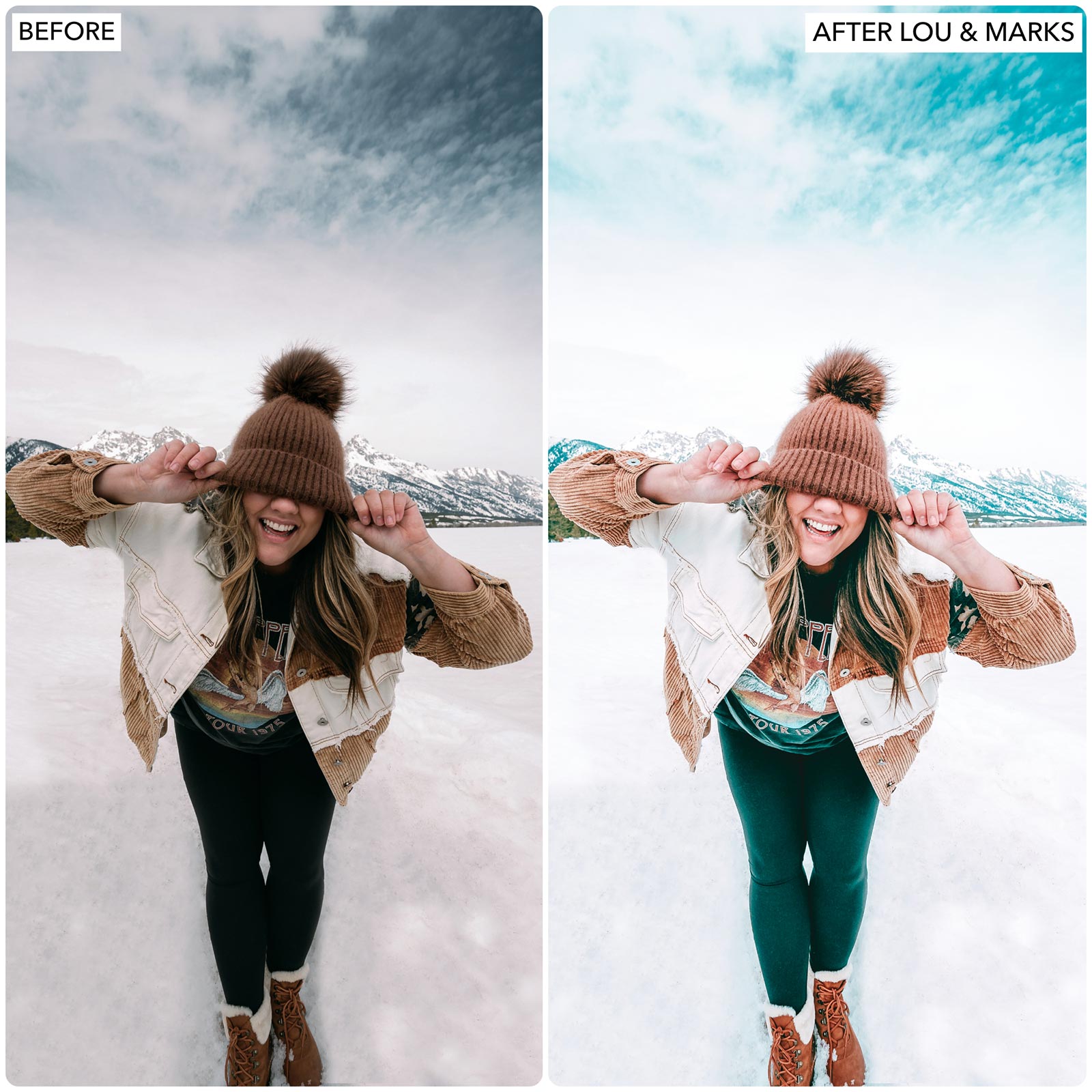 Frosty Winter Lightroom Presets by Lou and Marks Presets