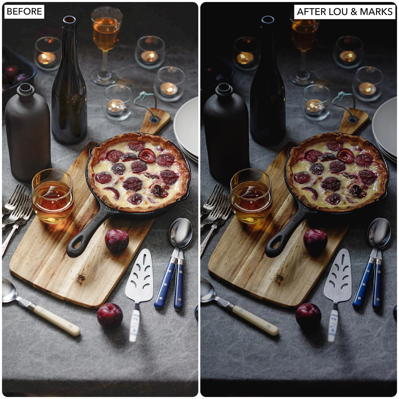 Moody Food Lightroom Presets by Lou and Marks Presets