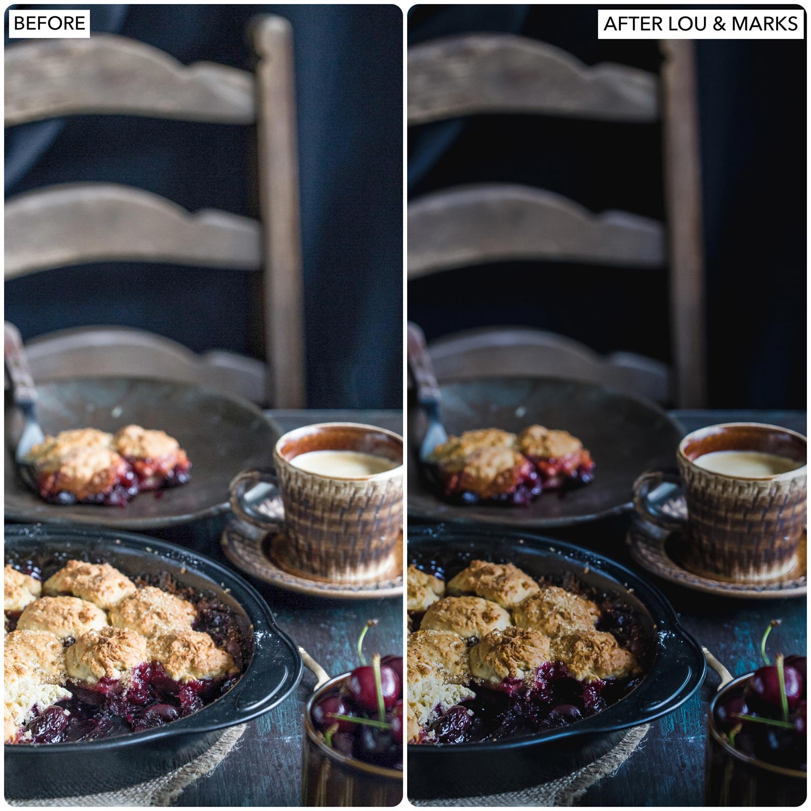 Moody Food Lightroom Presets by Lou and Marks Presets