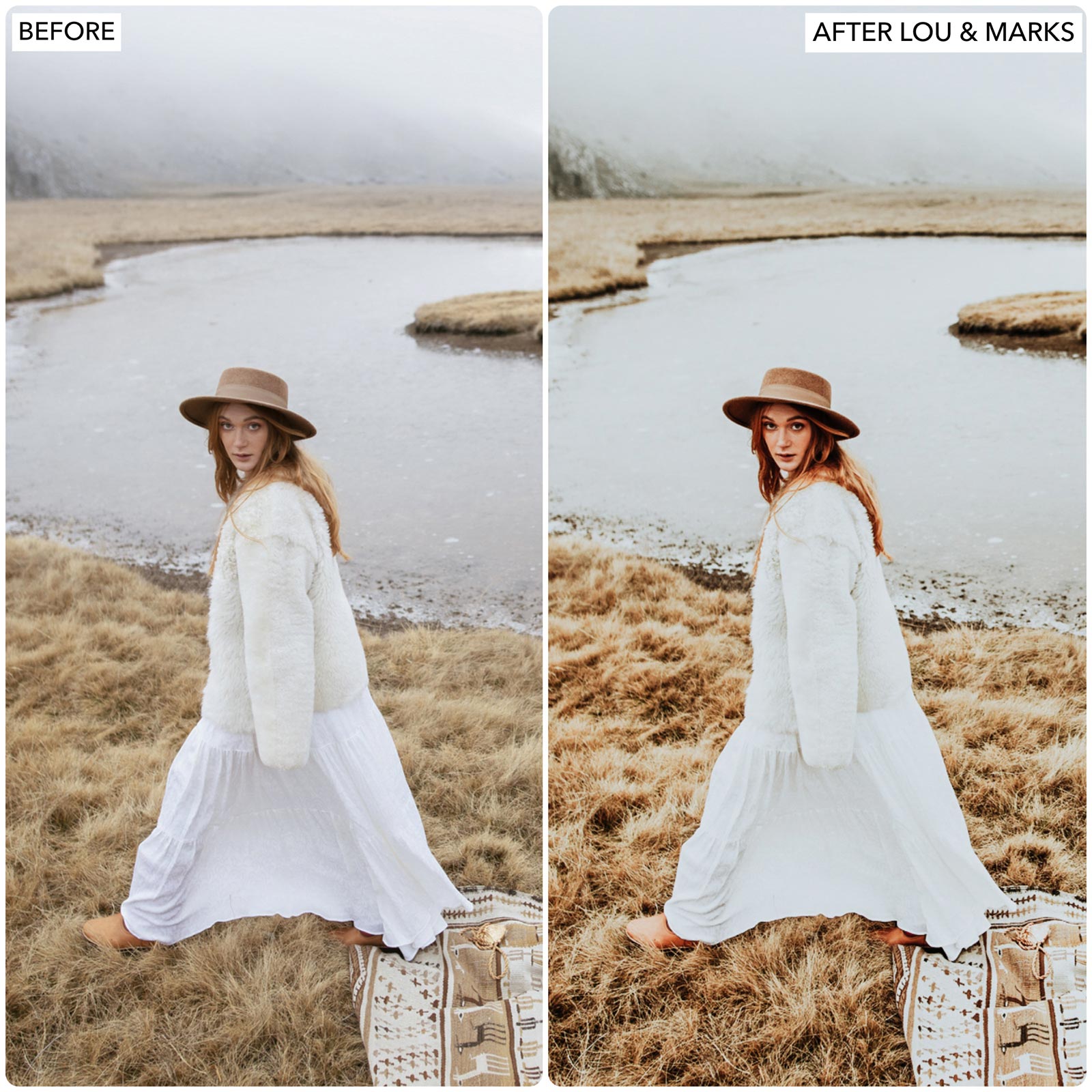 Before & After Muted  Lightroom Presets For Adobe Lightroom By Lou Marks Presets