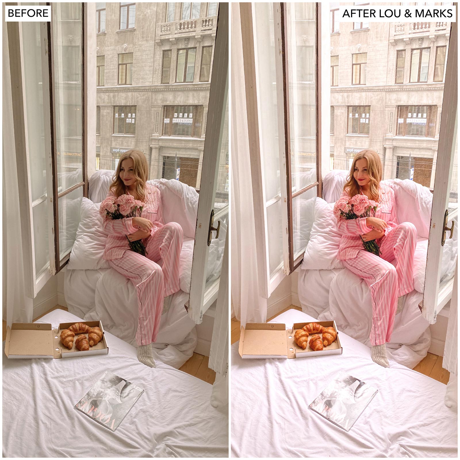 Pink Aesthetic Lightroom Presets by Lou and Marks Presets