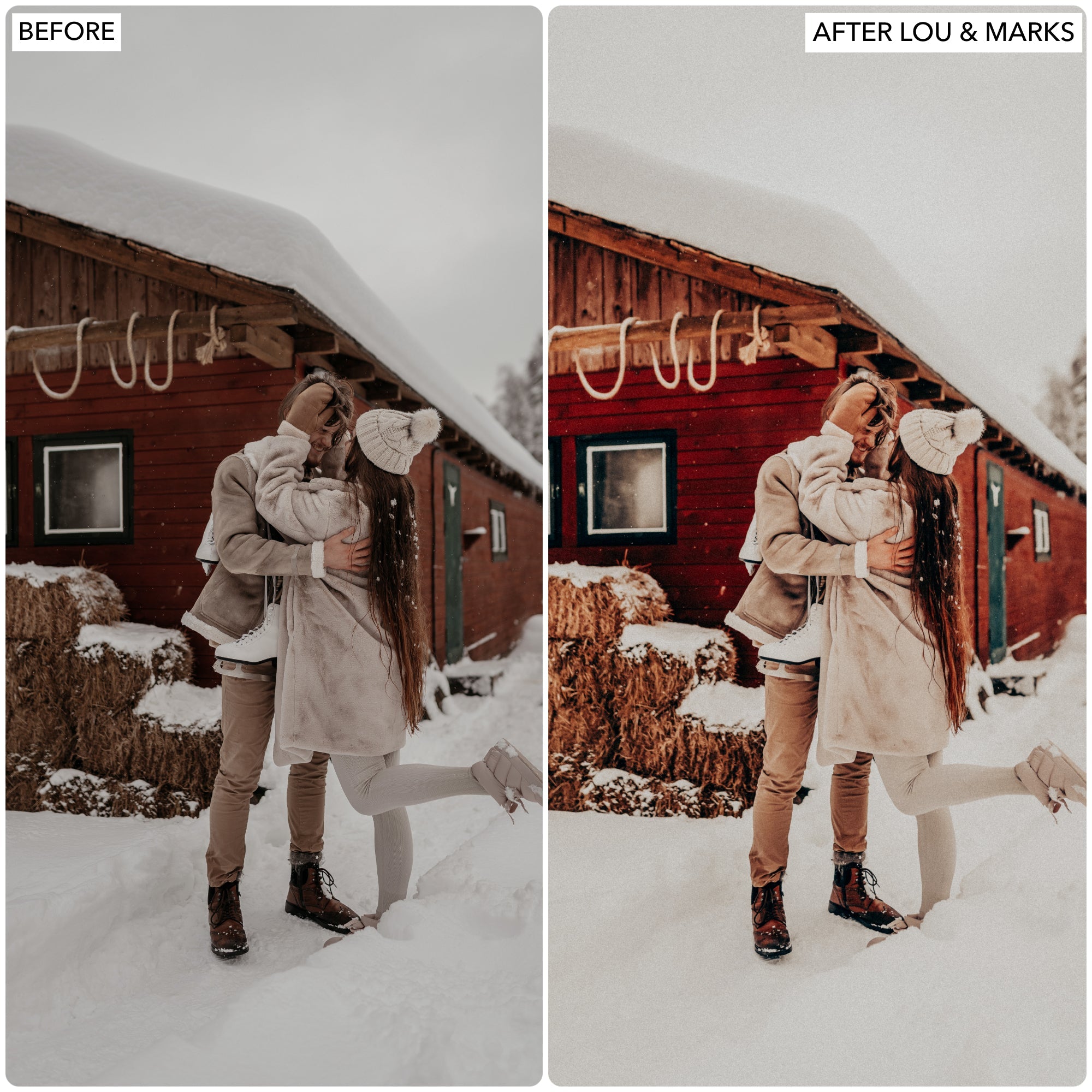 Rustic Winter Lightroom Presets by Lou and Marks Presets