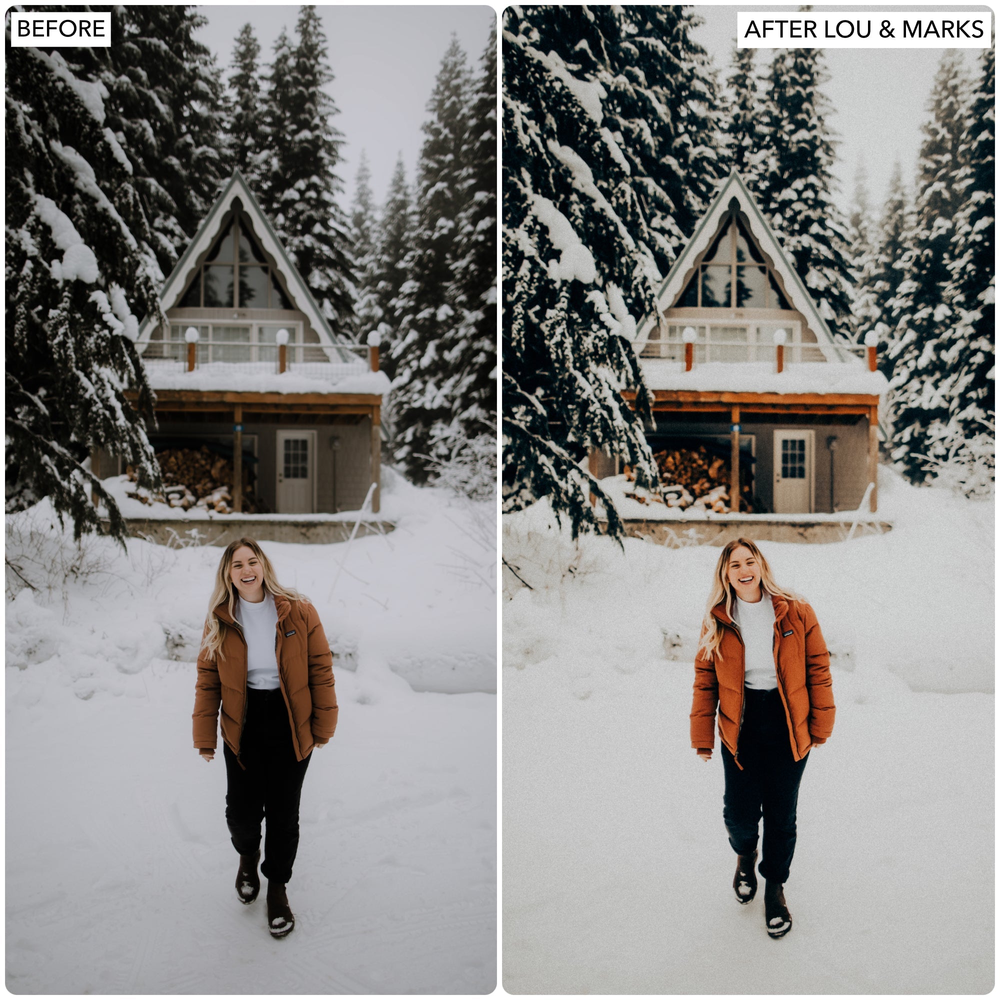 Rustic Winter Lightroom Presets by Lou and Marks Presets