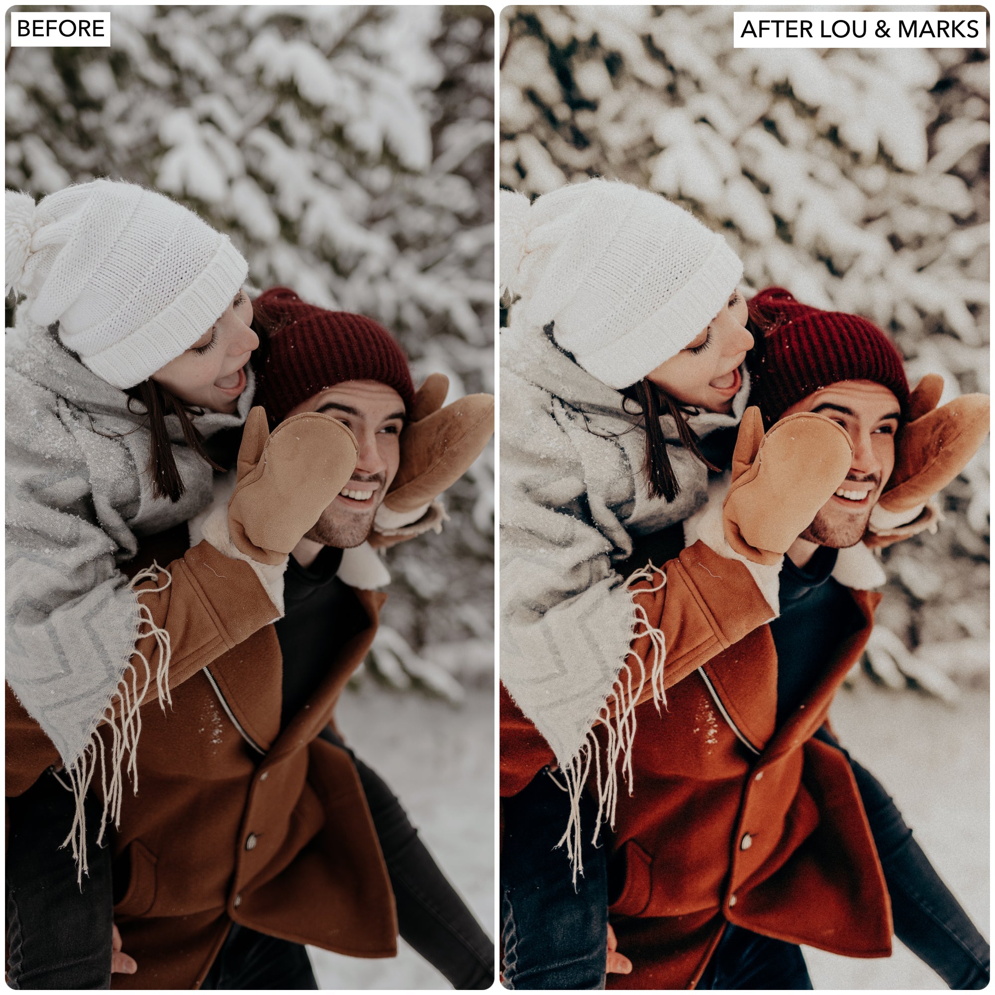 Rustic Winter Lightroom Presets by Lou and Marks Presets