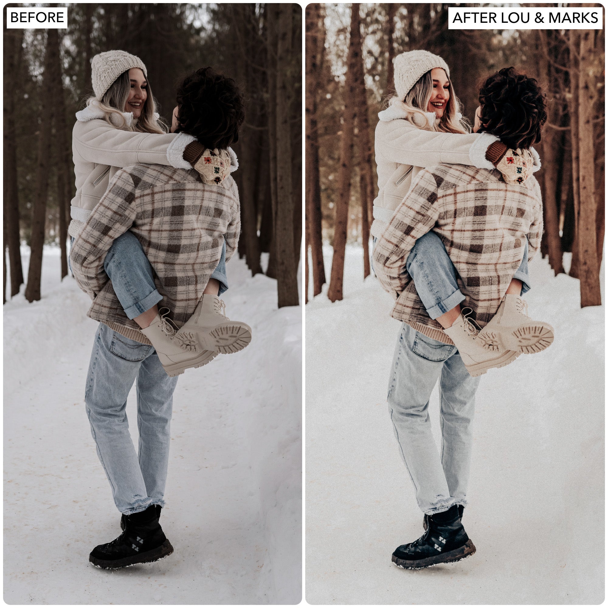 Rustic Winter Lightroom Presets by Lou and Marks Presets