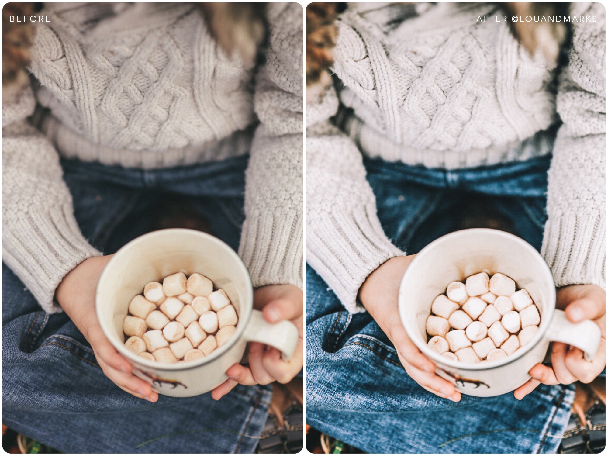 10 Winter Mobile Lightroom Presets Blues, Clean Photo Editing Filter for Lifestyle Blogger, Instagram Influencer Outdoor Preset
