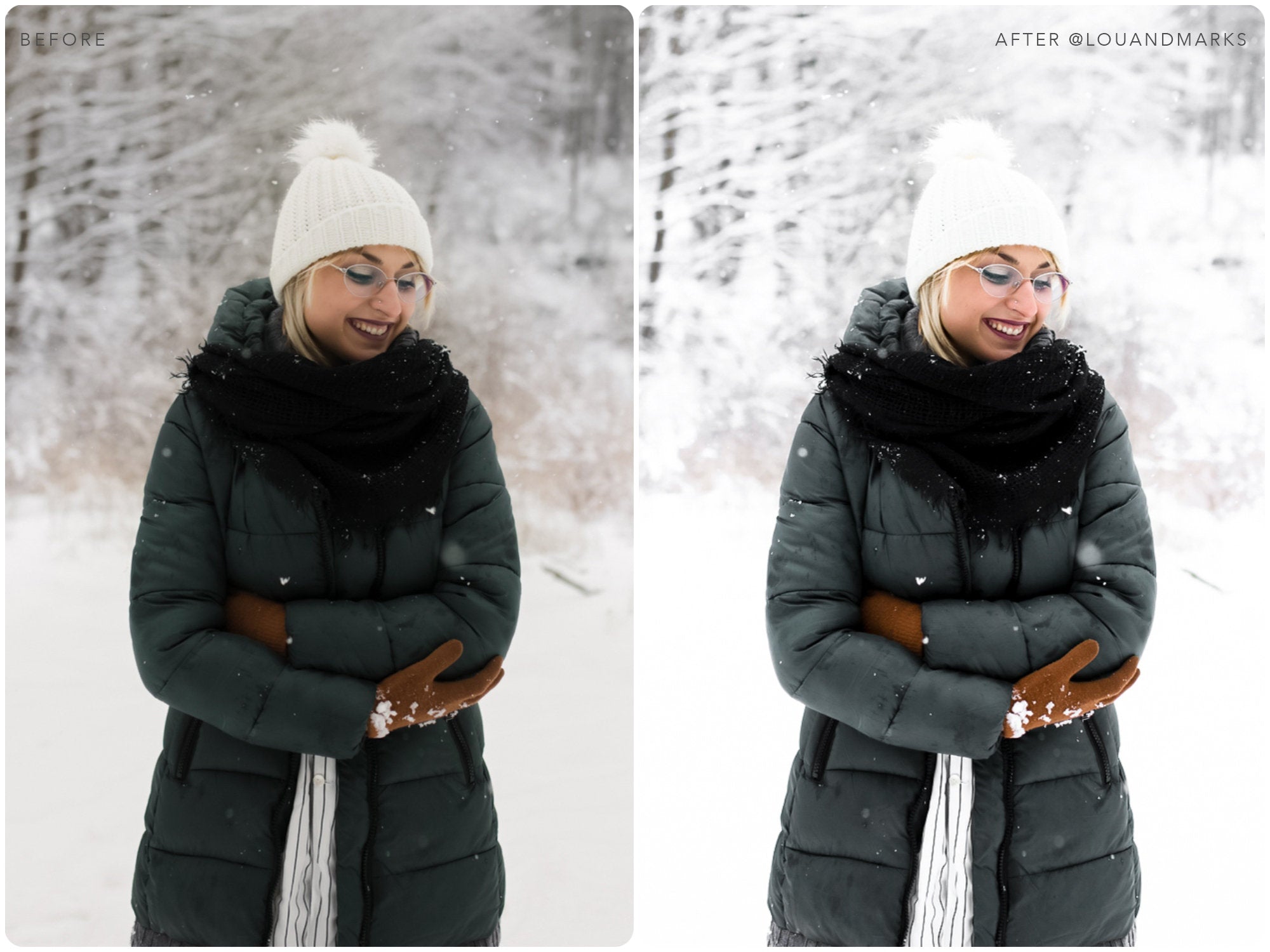 15 Winter Mobile Lightroom Presets White, Clean Photo Editing Filter for Lifestyle Blogger, Instagram Influencer Outdoor Preset
