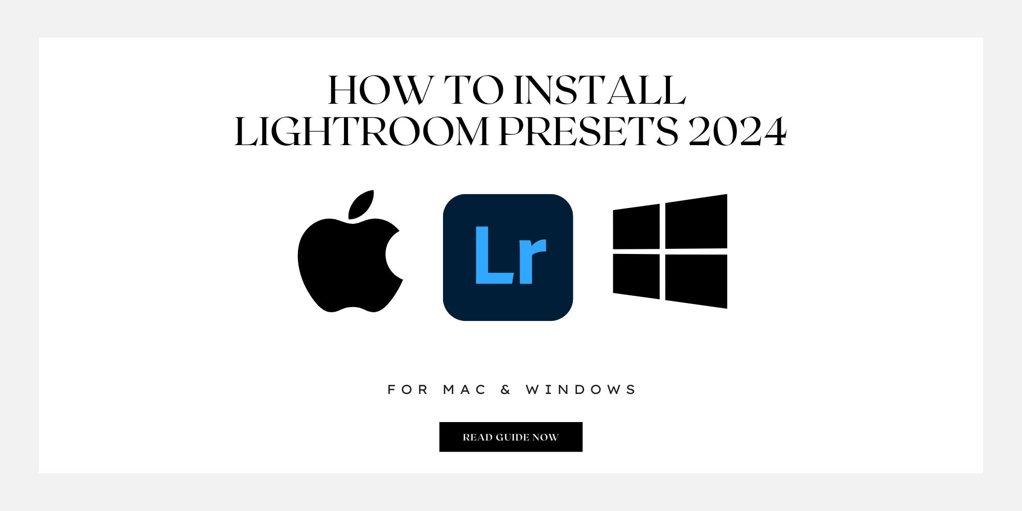 How To Install Lightroom Desktop Presets By Lou And Marks Presets