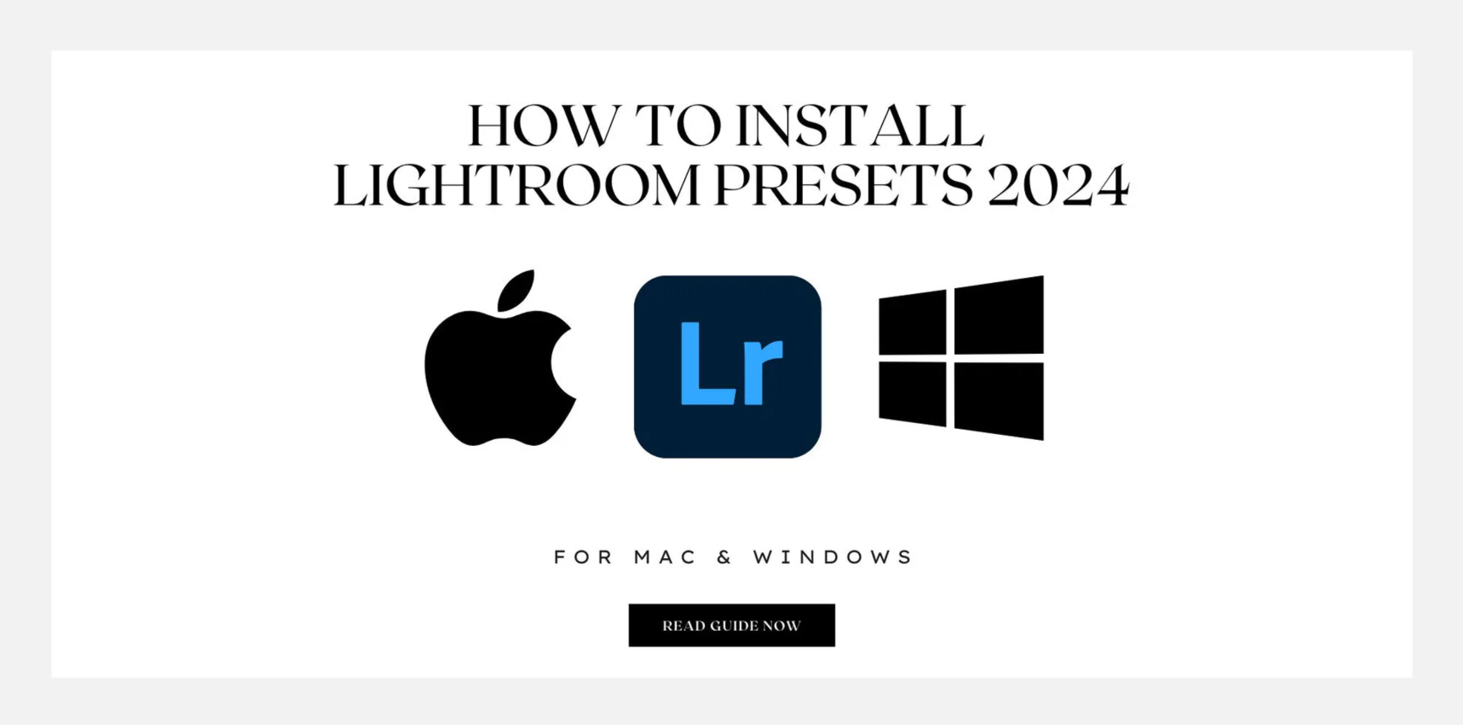 How to install Lightroom Presets for Lightroom Cloud Desktop Lr
