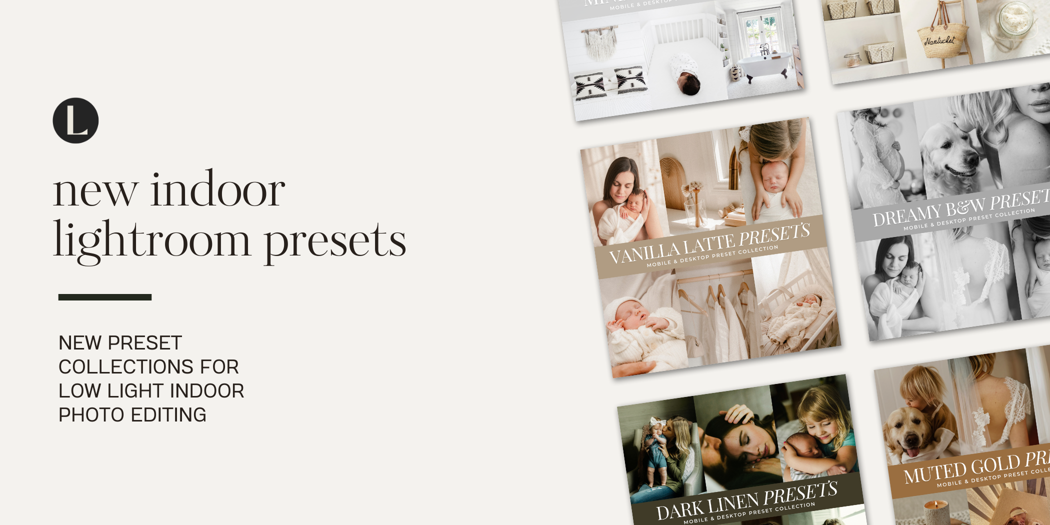 New Indoor Lightroom Presets for Low Light for photographers by lou and marks presets 2026