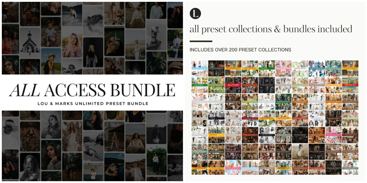 Top-Rated Most-Reviewed All Access Lightroom Preset Bundle 2026 Lou And Marks Presets