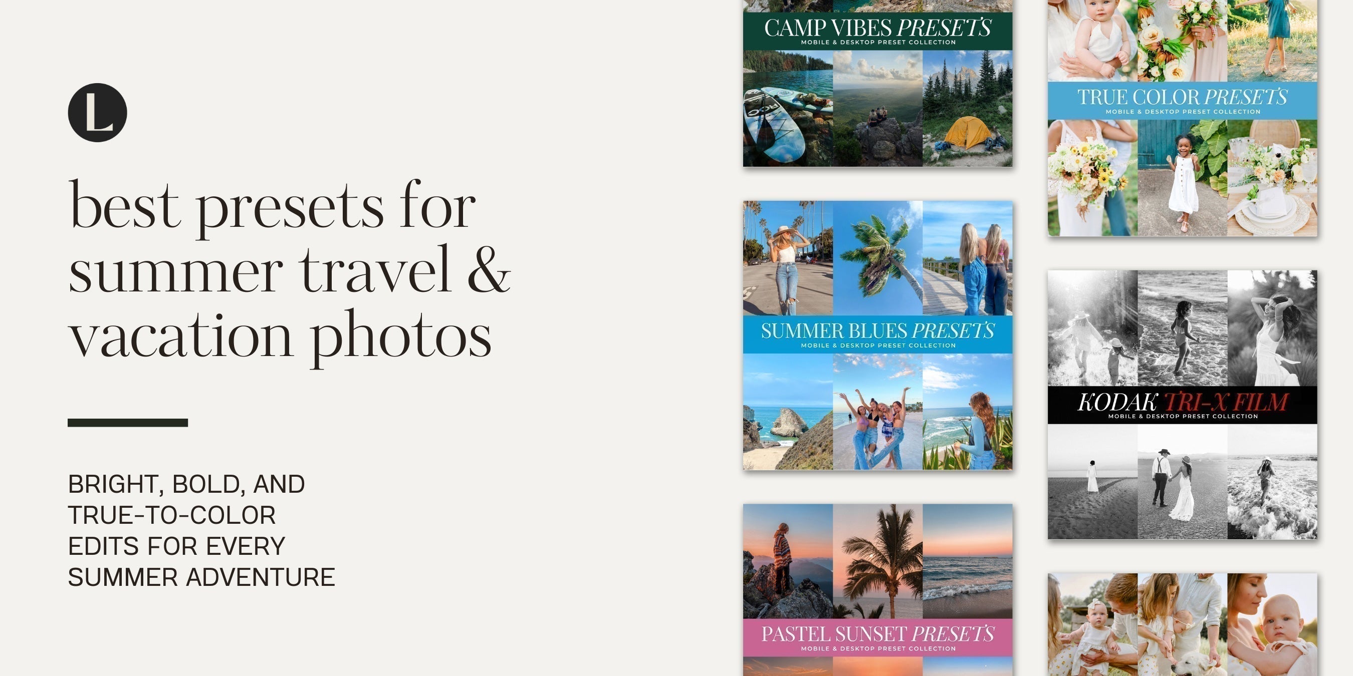 best presets for summer travel and vacation photo editings