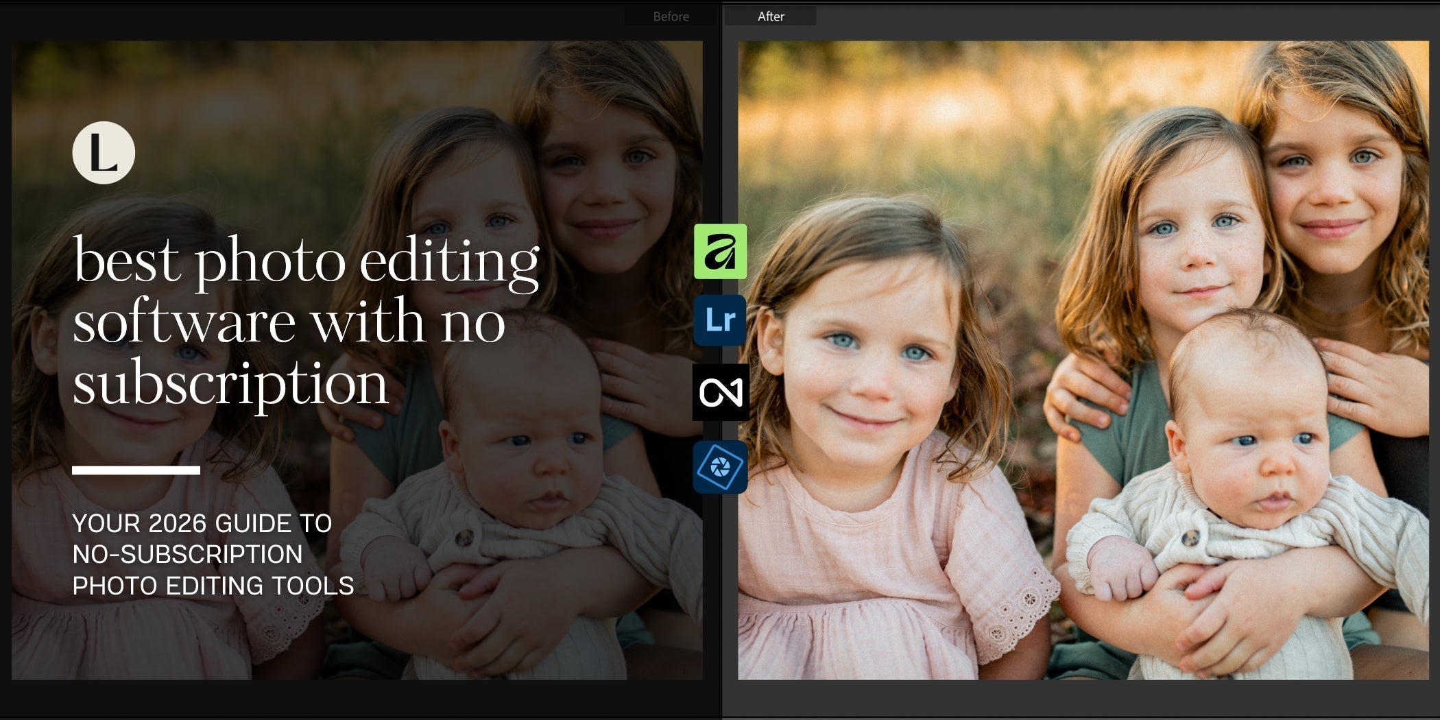 Best photo editing software without a subscription in 2026