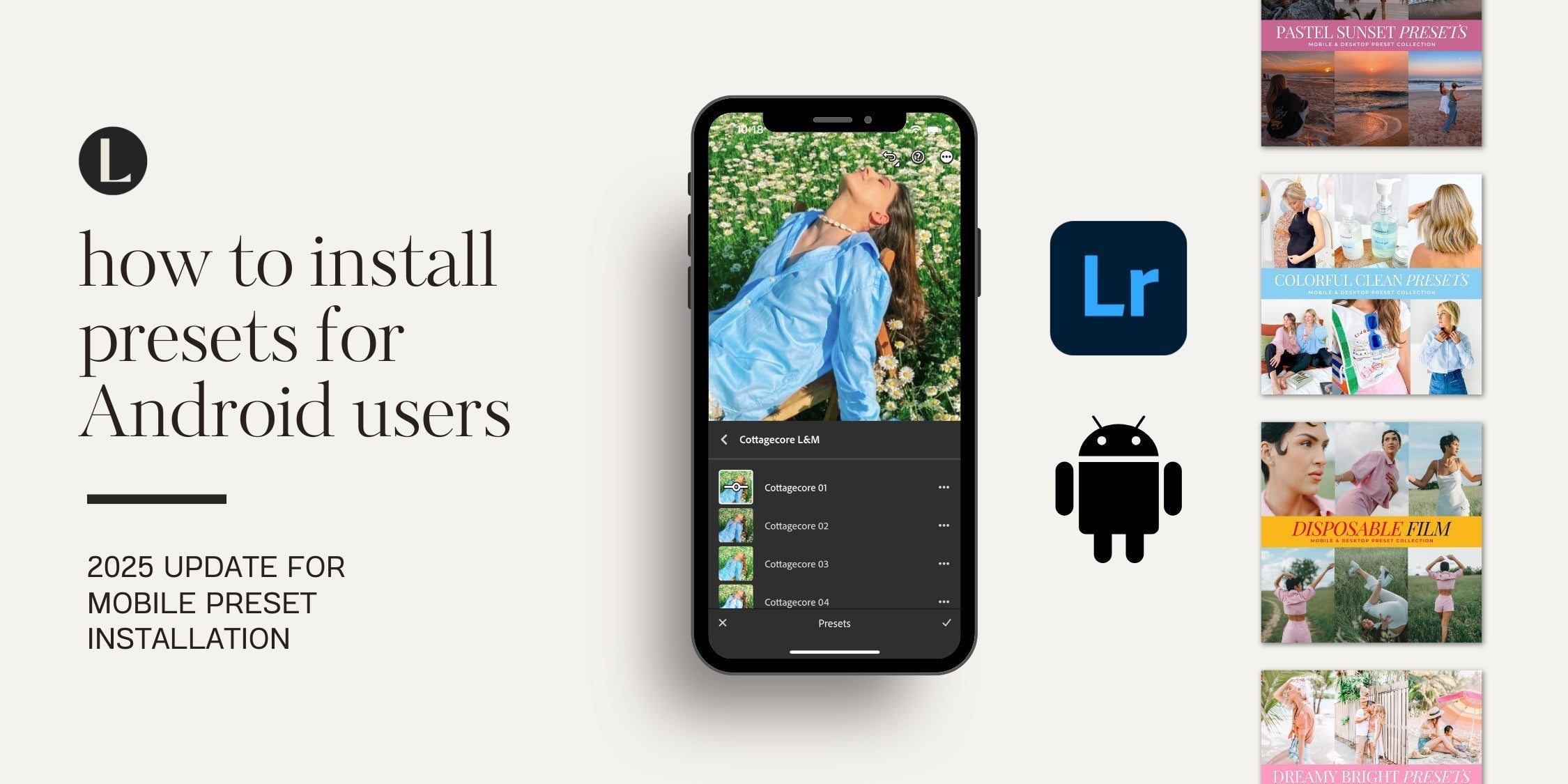 How to install presets to Lightroom mobile for Android Phones 2026 Update By Lou And Marks Presets