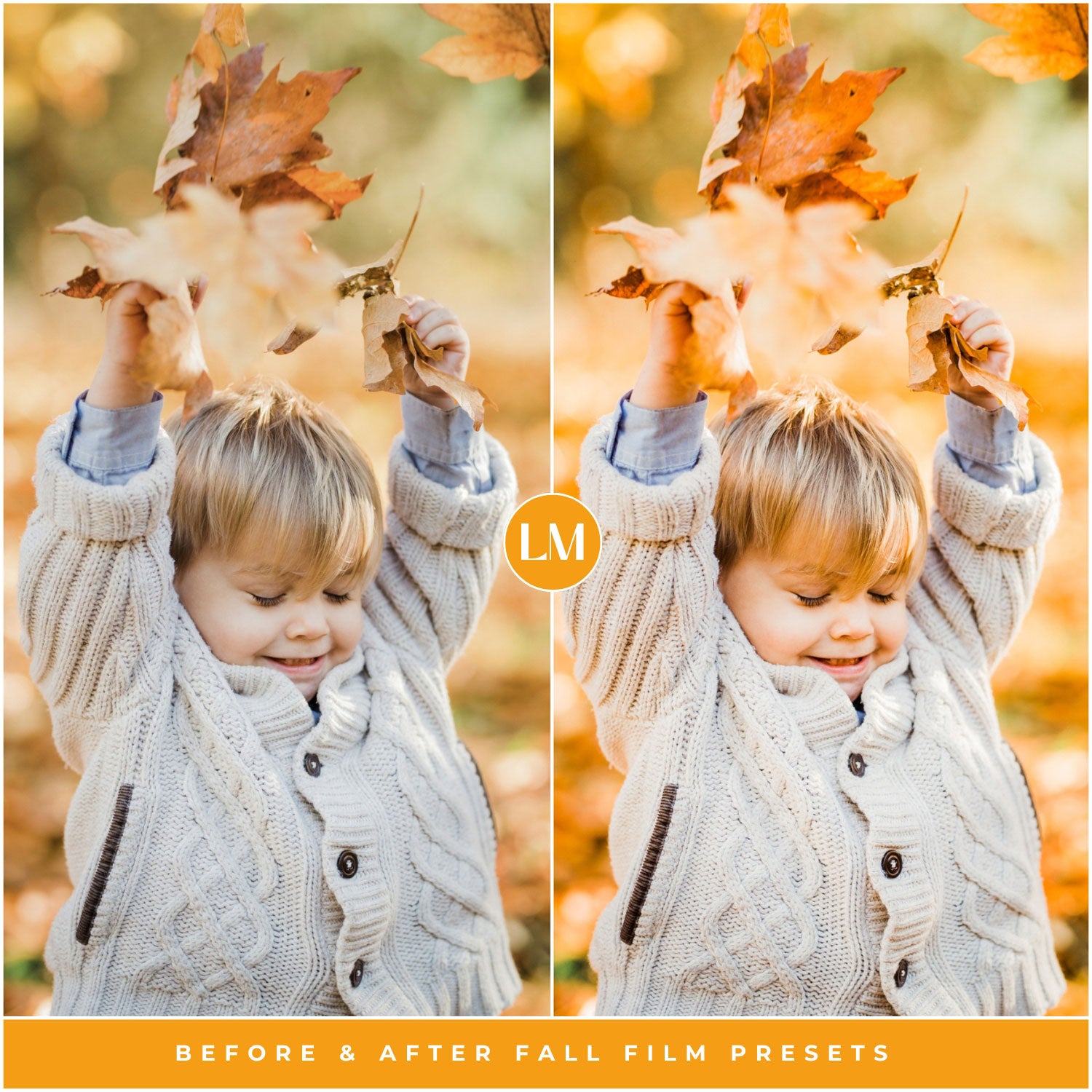 Fall Film Lightroom Presets by Lou and Marks Presets