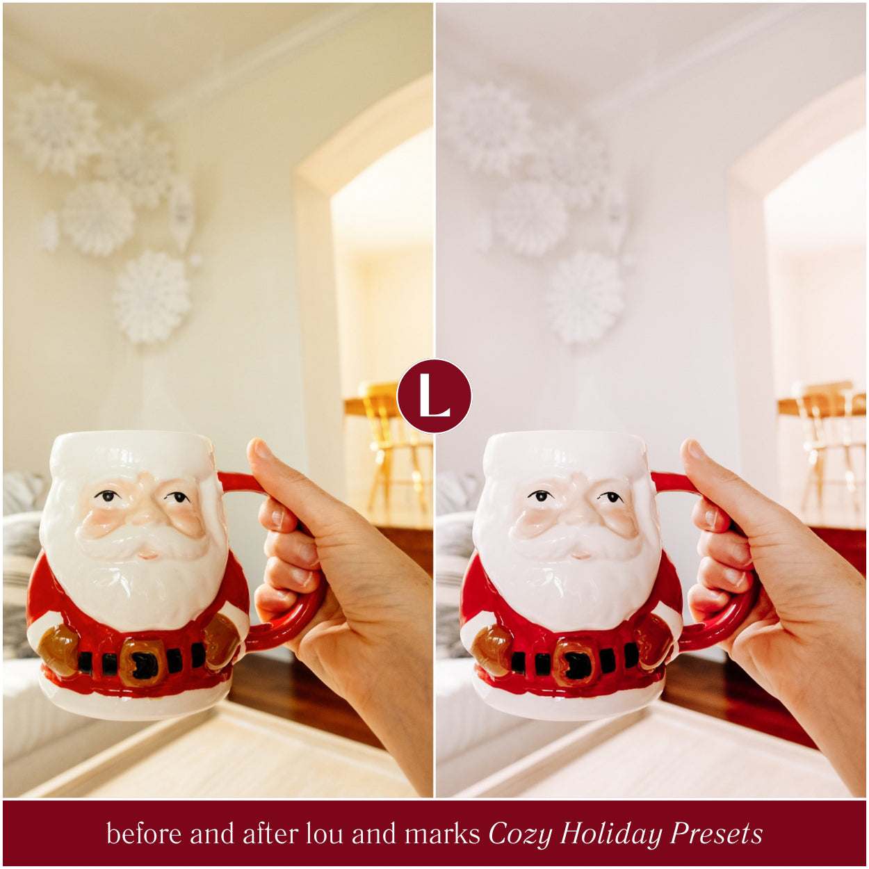 Cozy Holiday Lightroom Presets By Lou And Marks Presets For Christmas photo editing Bright White Photo Edits