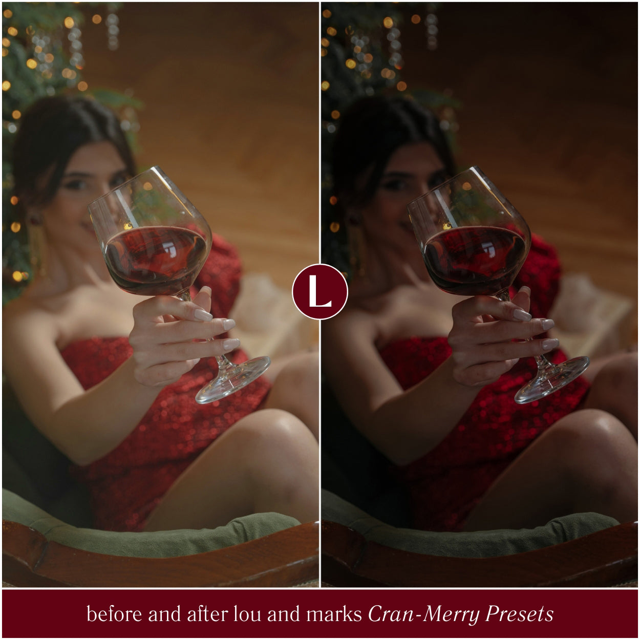 Top Cran-Merry Moody Christmas Lightroom Presets By Lou And Marks Presets For Photo Editing