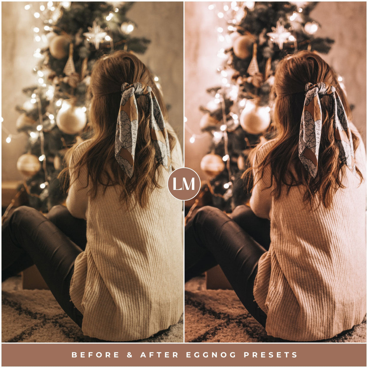 Eggnog Lightroom Presets For Christmas And Winter Photo Editing In Adobe Lightroom By Lou And Marks Presets