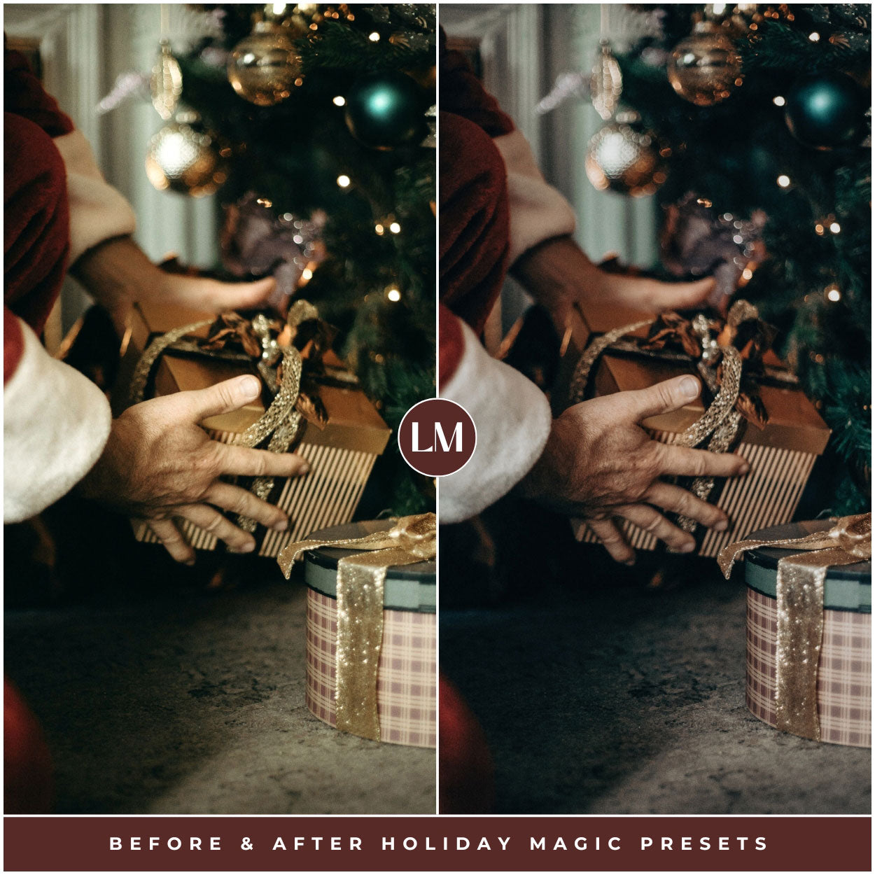 Holiday Magic Lightroom Presets For Best Christmas And Winter Photo Editing In Adobe Lightroom By Lou And Marks Presets Android