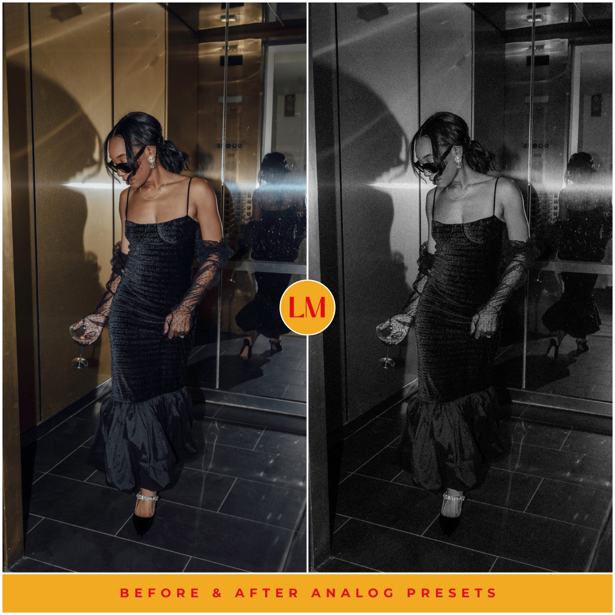 Analog Film Filter For Adobe Lightroom Presets By Lou And Marks Presets Best Film Preset Black And White