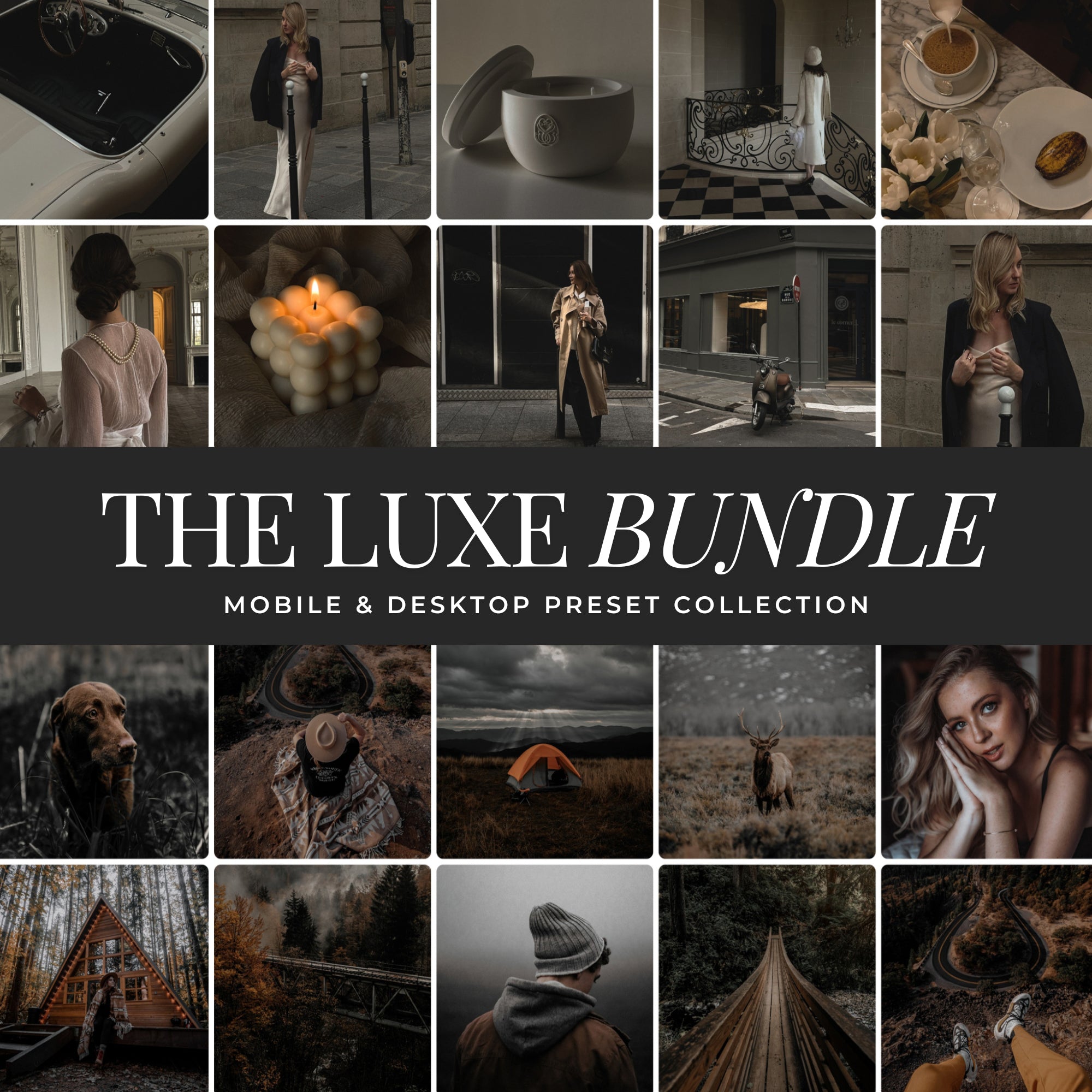 The Luxe Bundle Lightroom Presets For Photographers and Instagram Influencers Photo Editing In Adobe Lightroom By Lou And Marks Presets